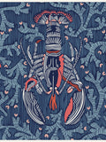 Crustacean Core navy Poster – poster and art print