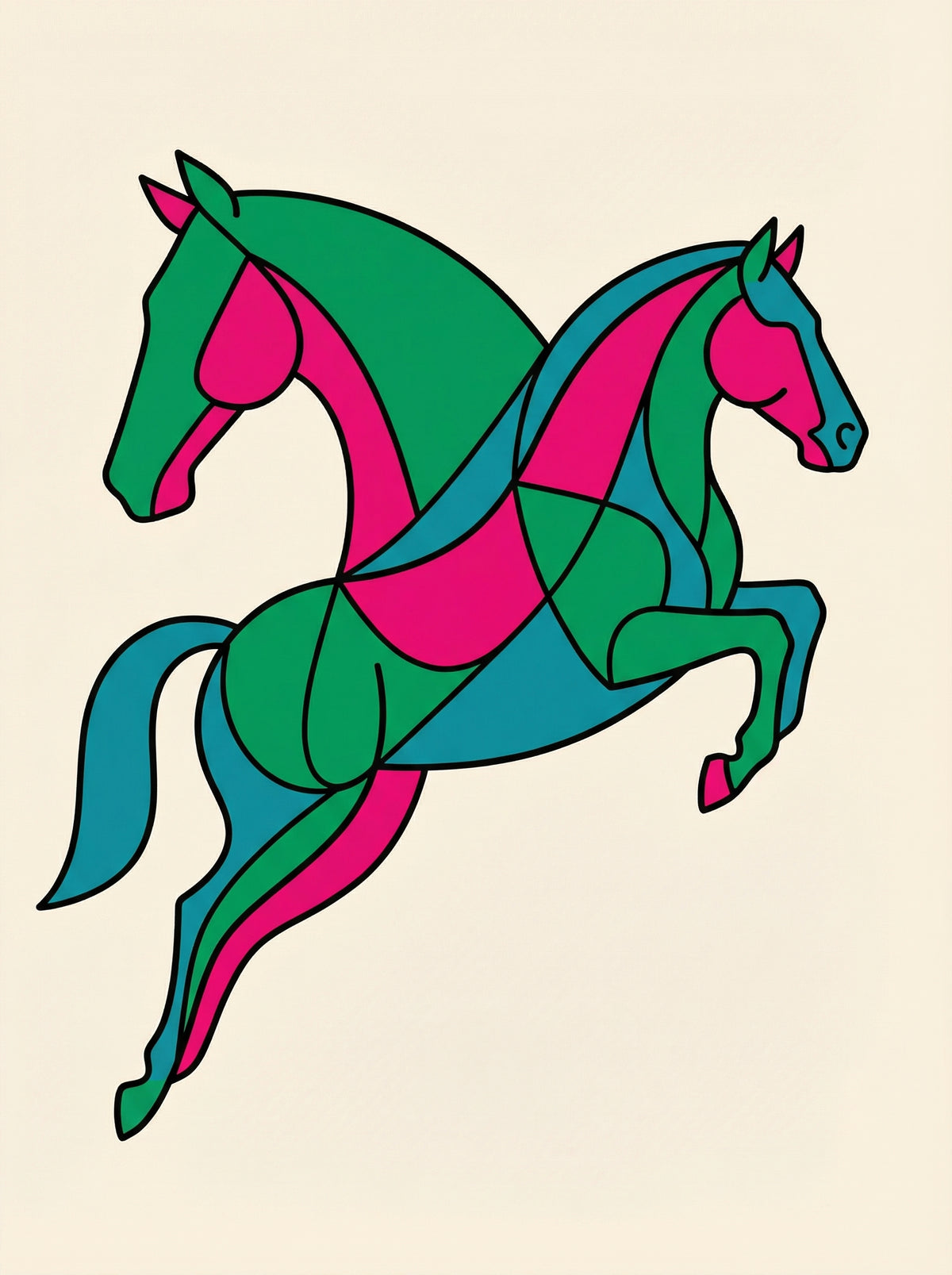 Poster in black frame