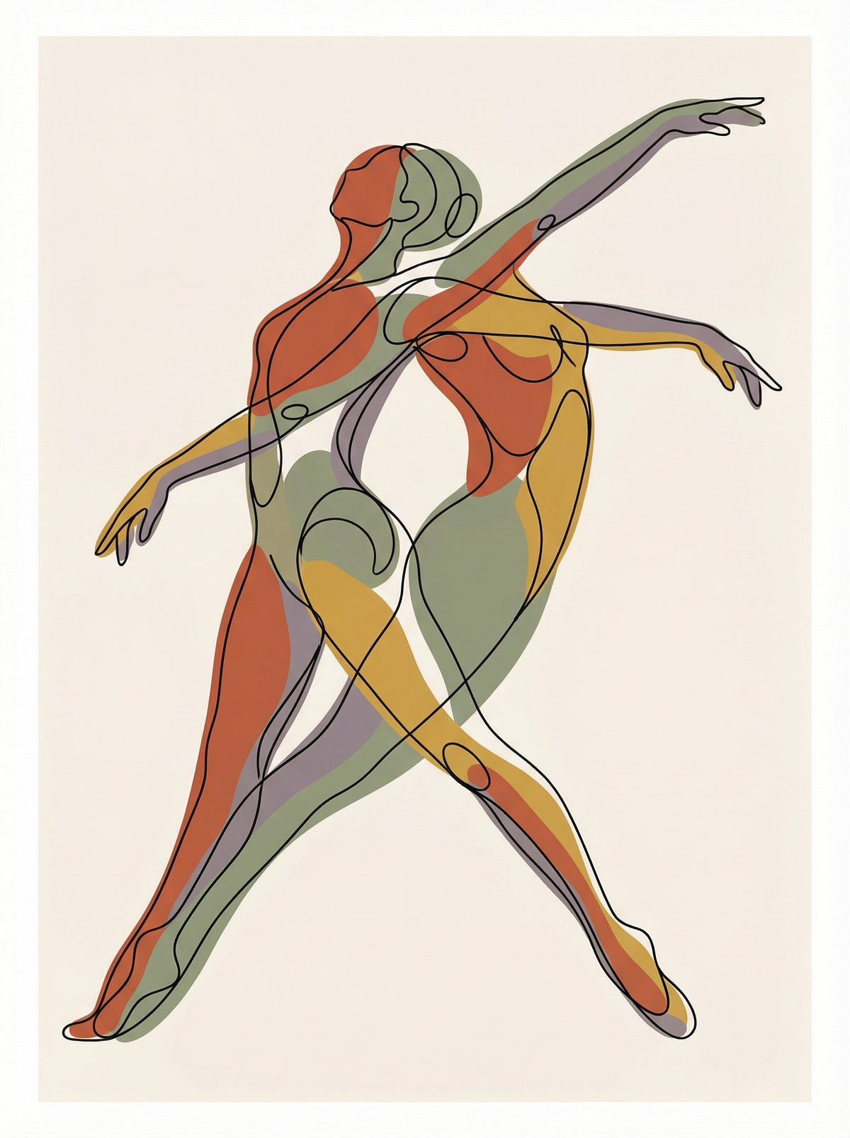 Poster in black frame