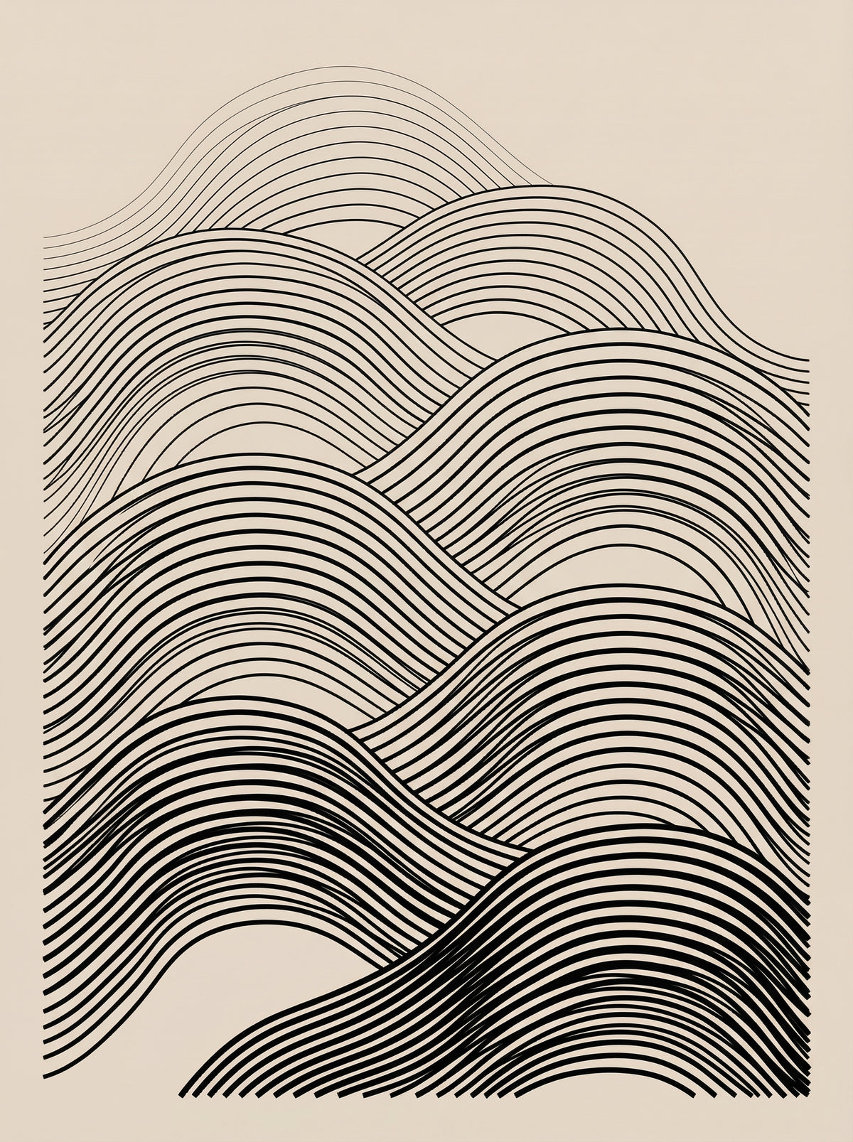 Poster in black frame