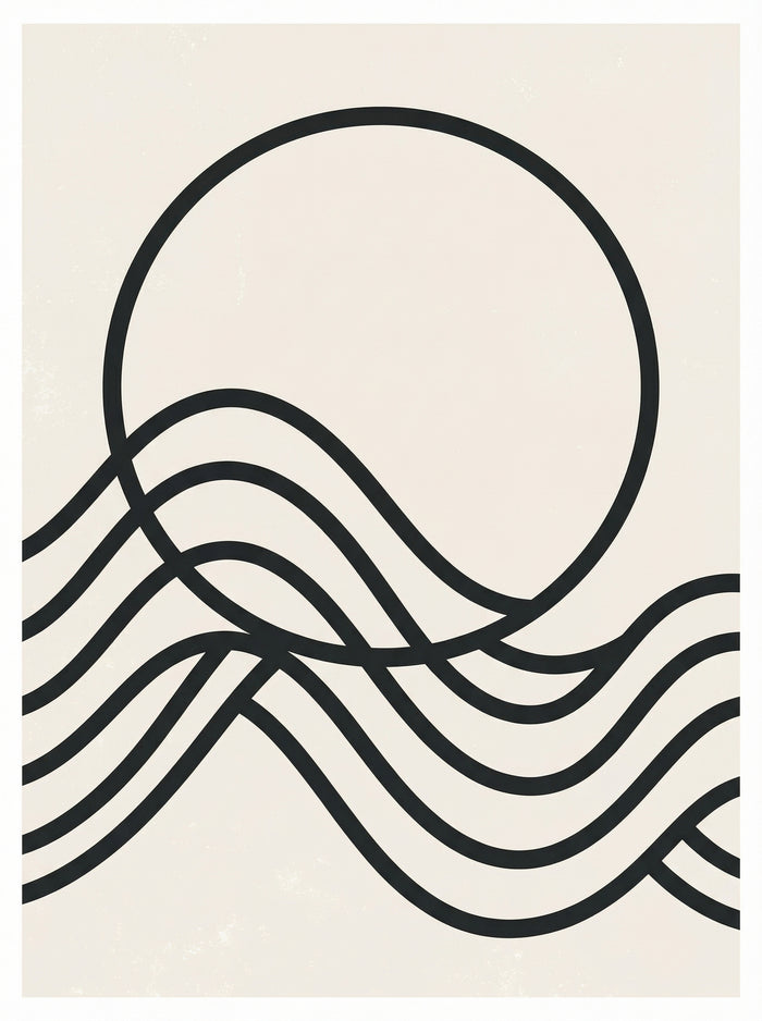 Poster in black frame