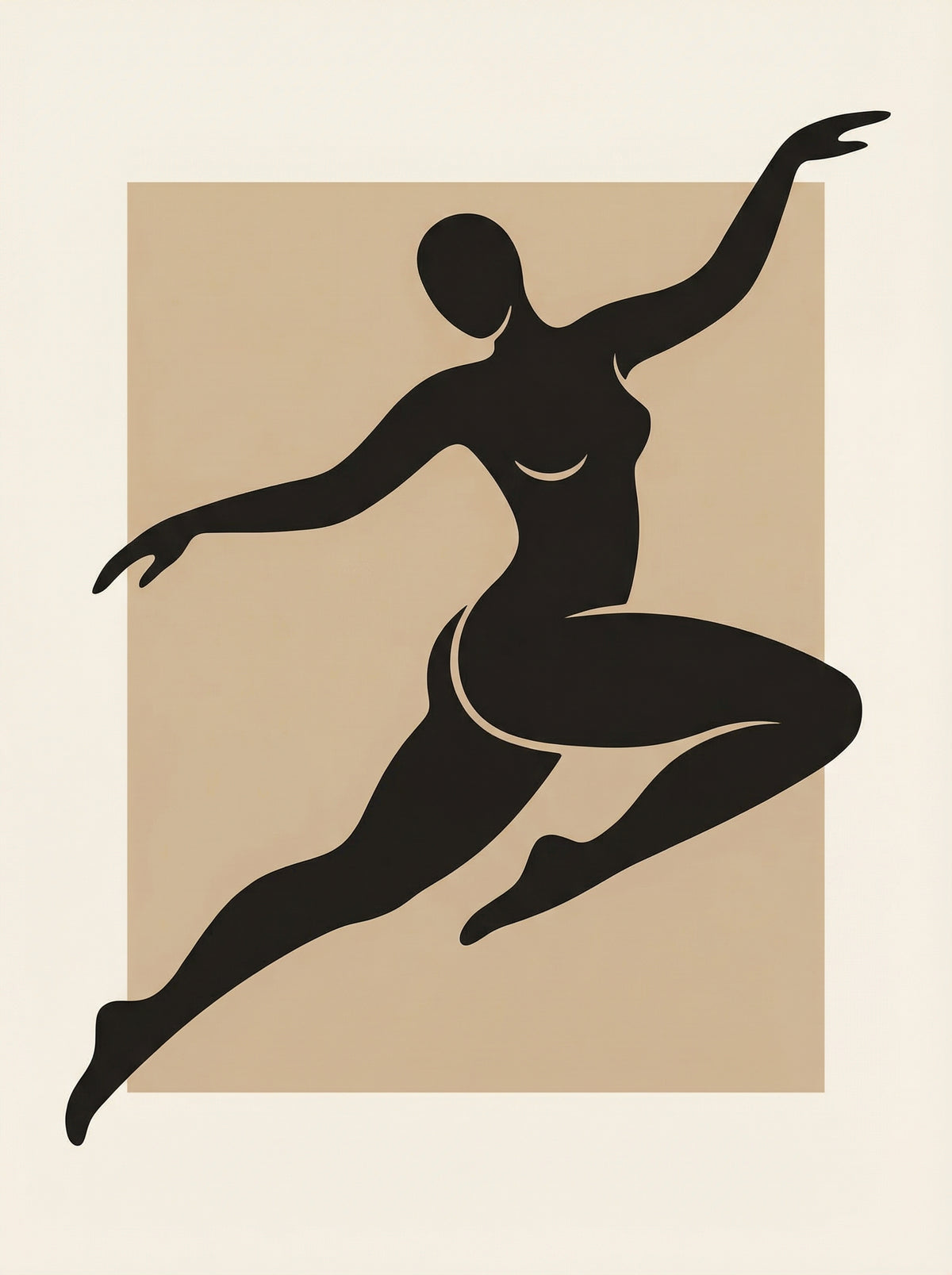 Poster in black frame