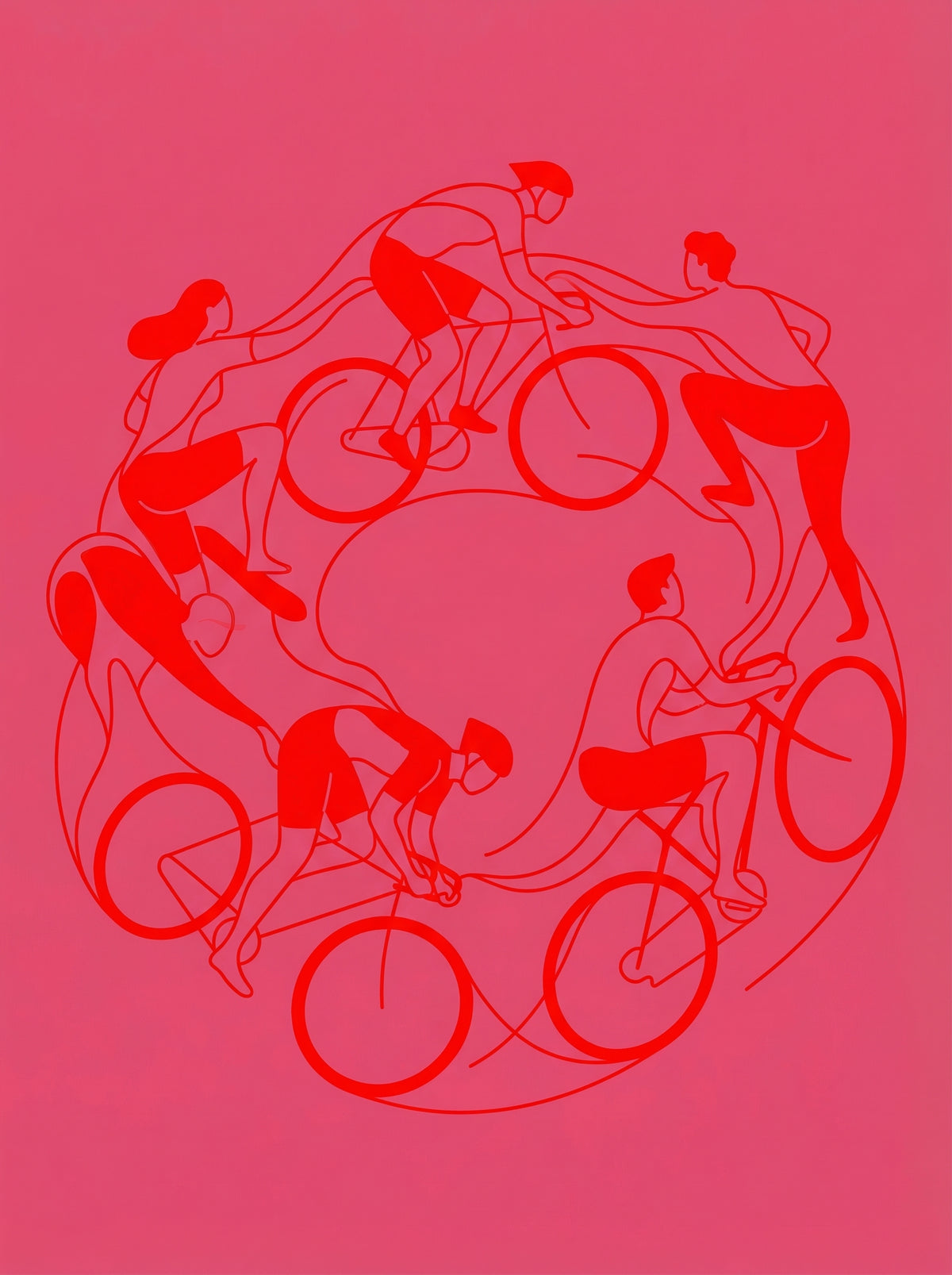 Poster in black frame