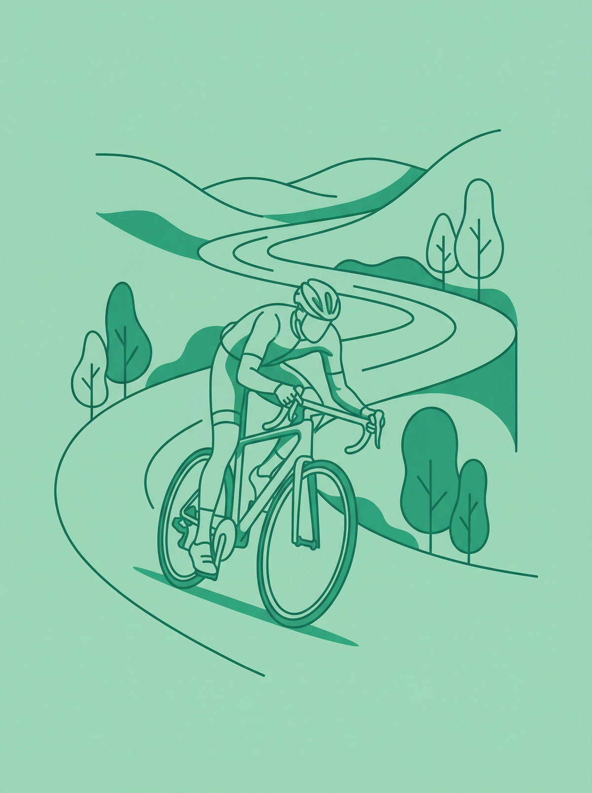 Poster in black frame