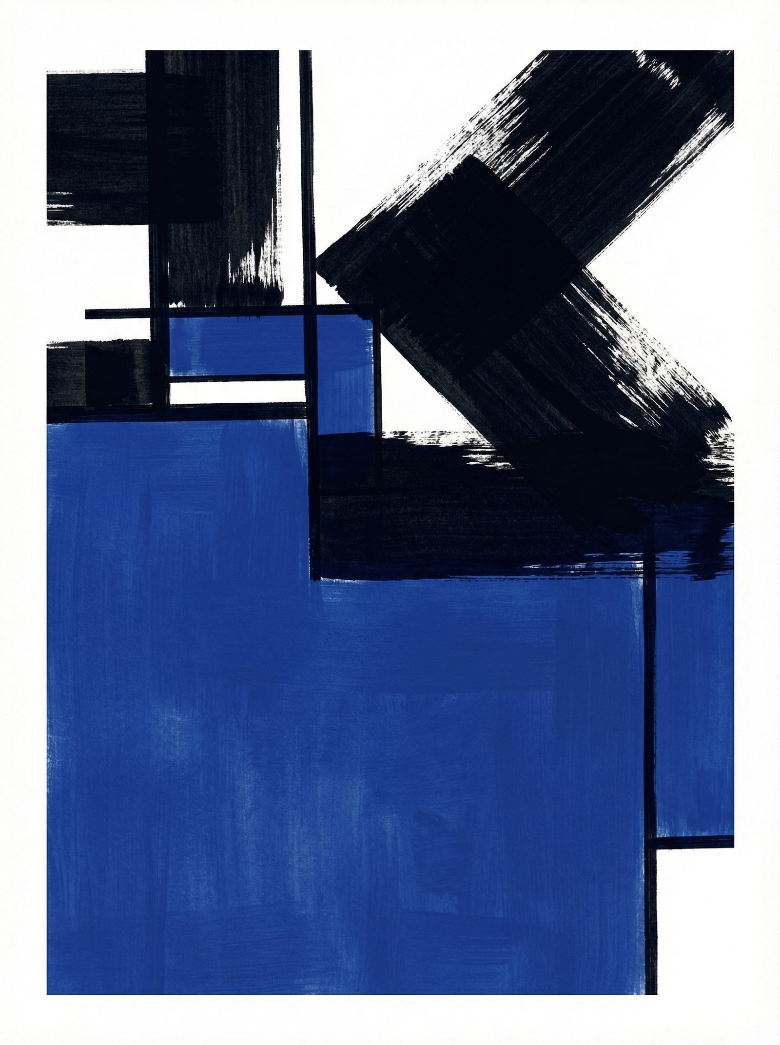 Poster in black frame
