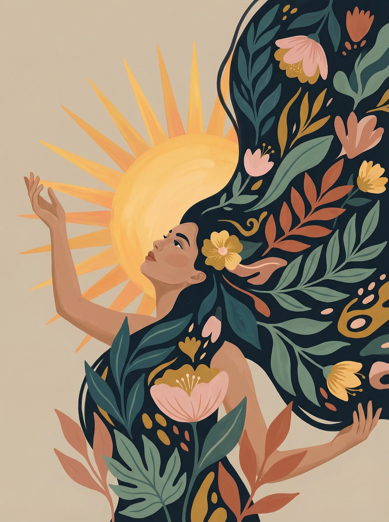 Poster in black frame