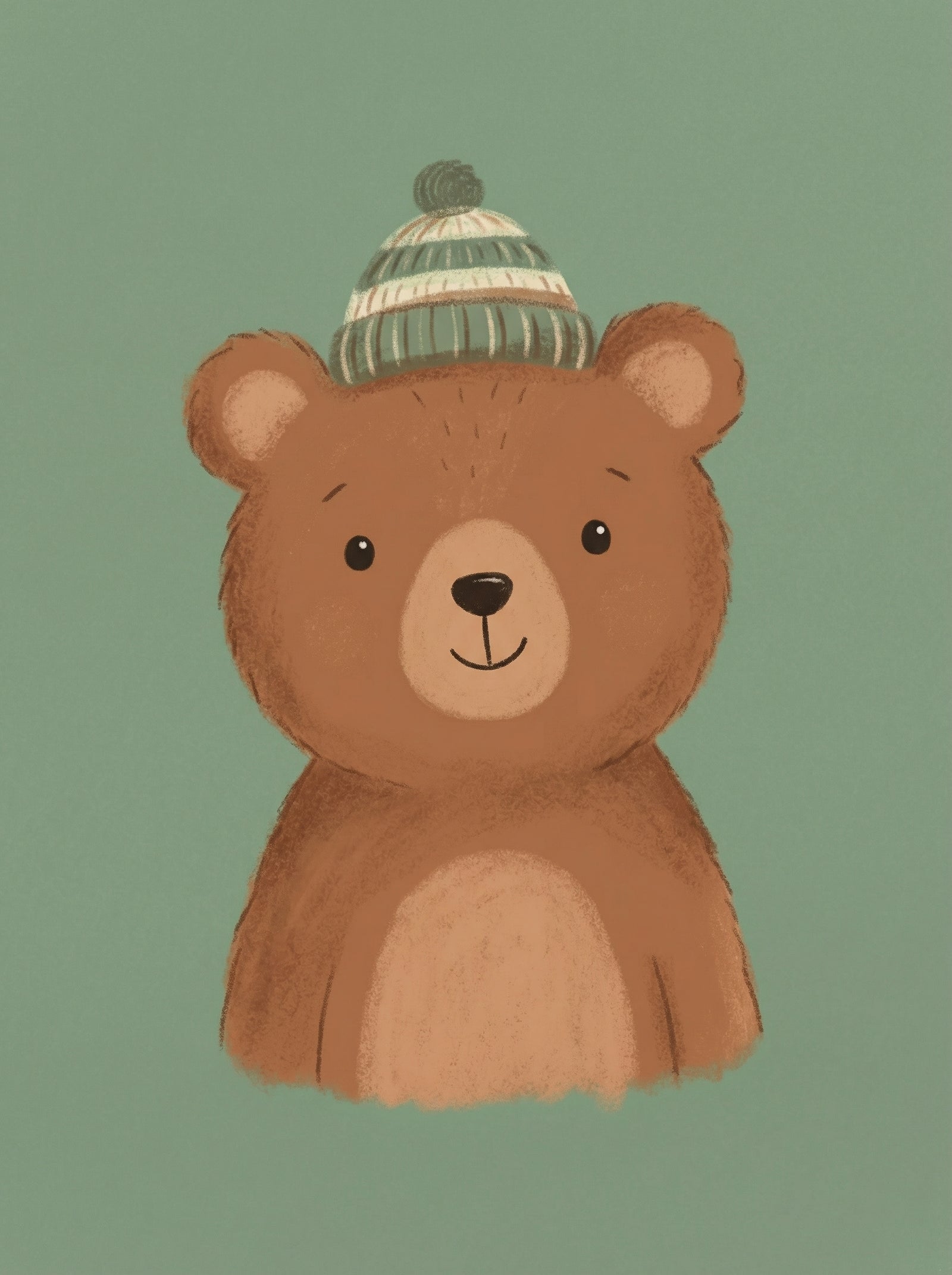 Poster in black frame