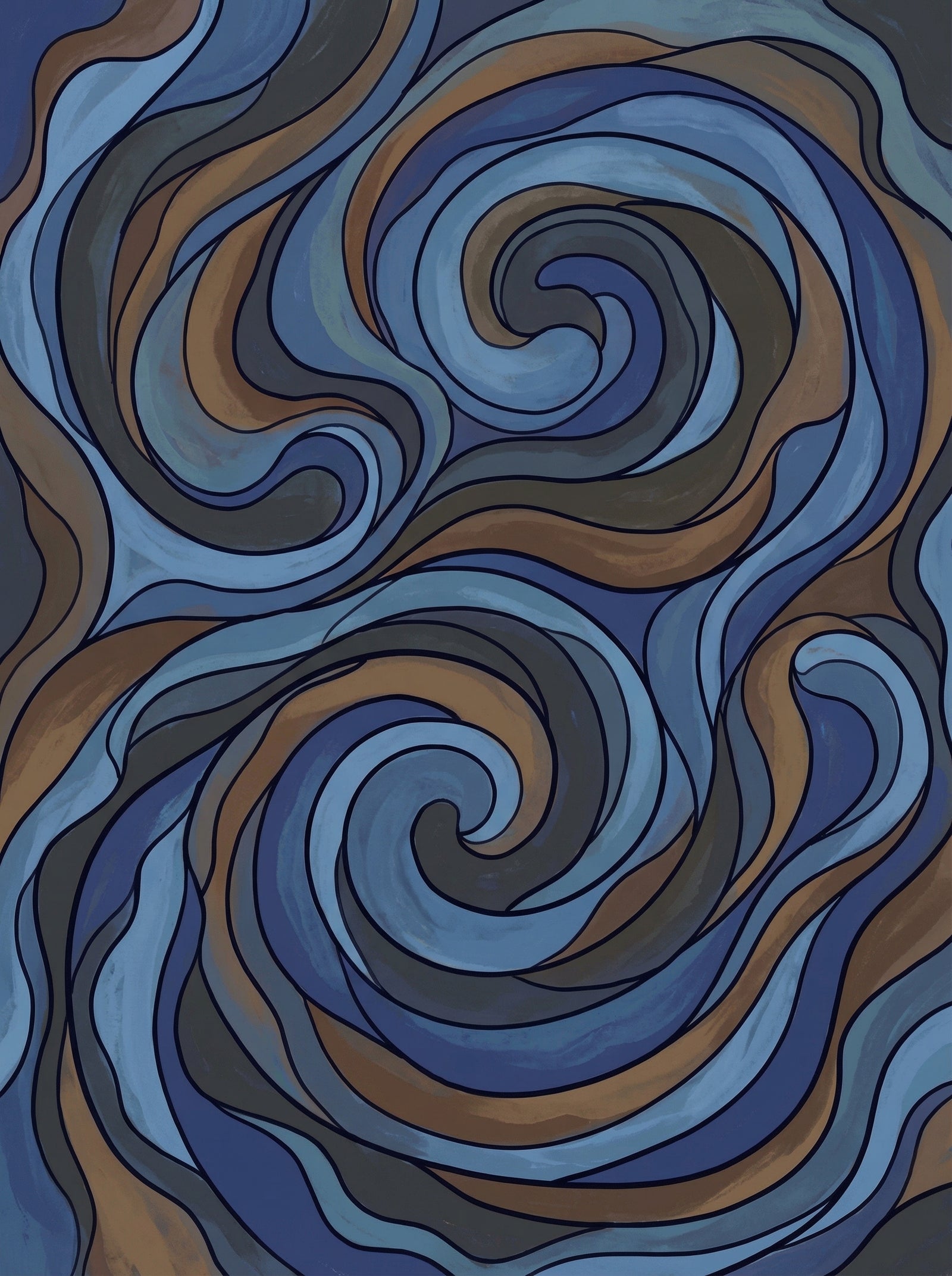 Poster in black frame