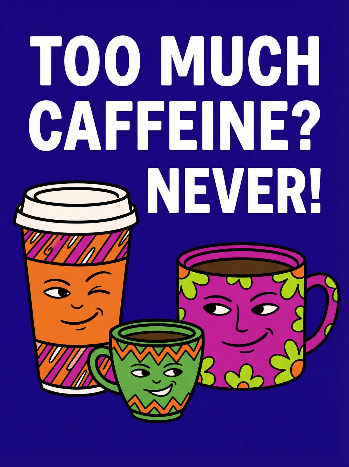 Poster in black frame