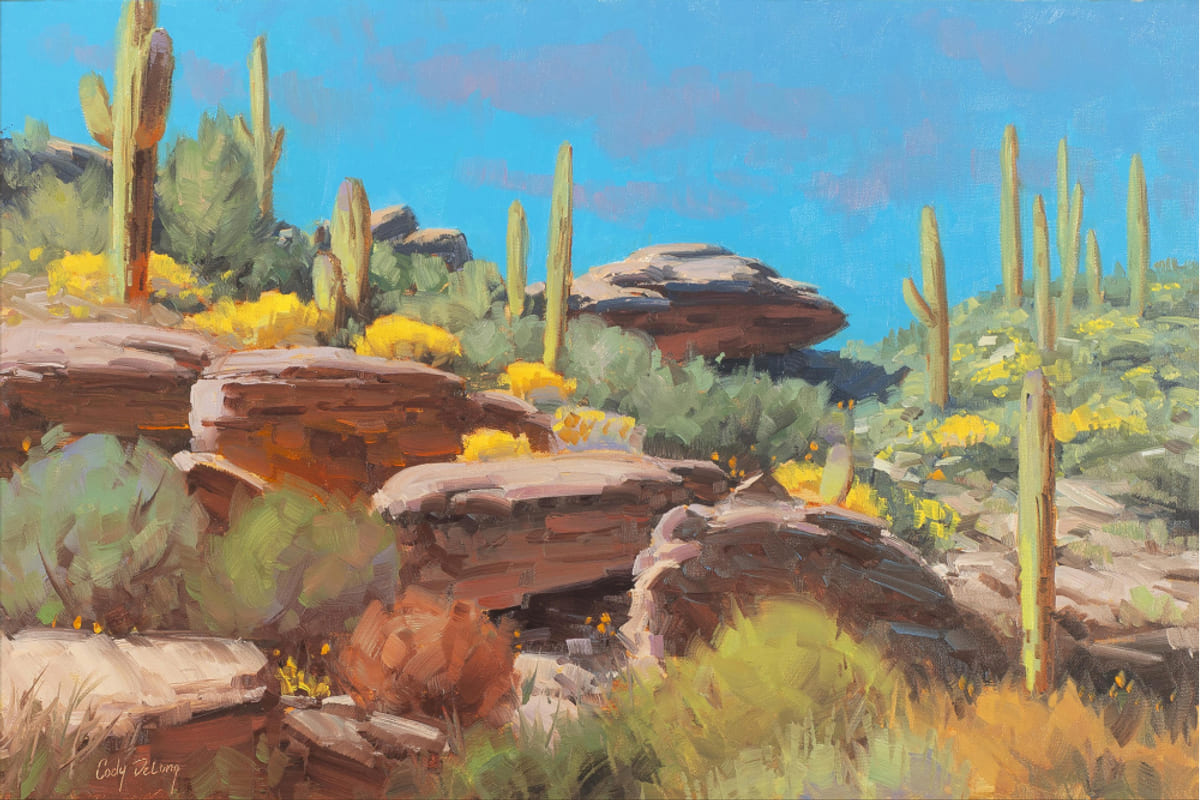Desert Bloom Poster – plakat og kunsttryk