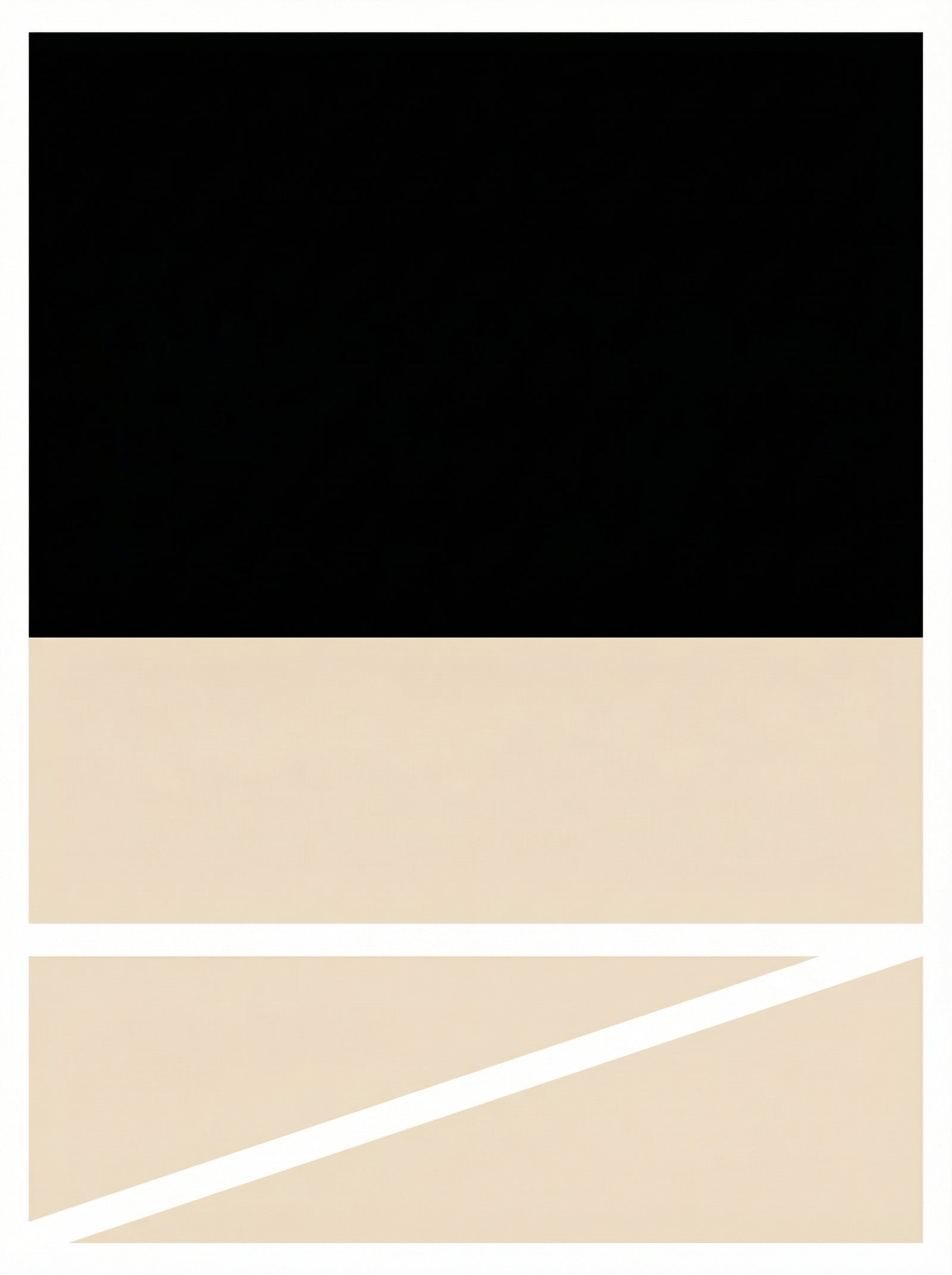 Poster in black frame