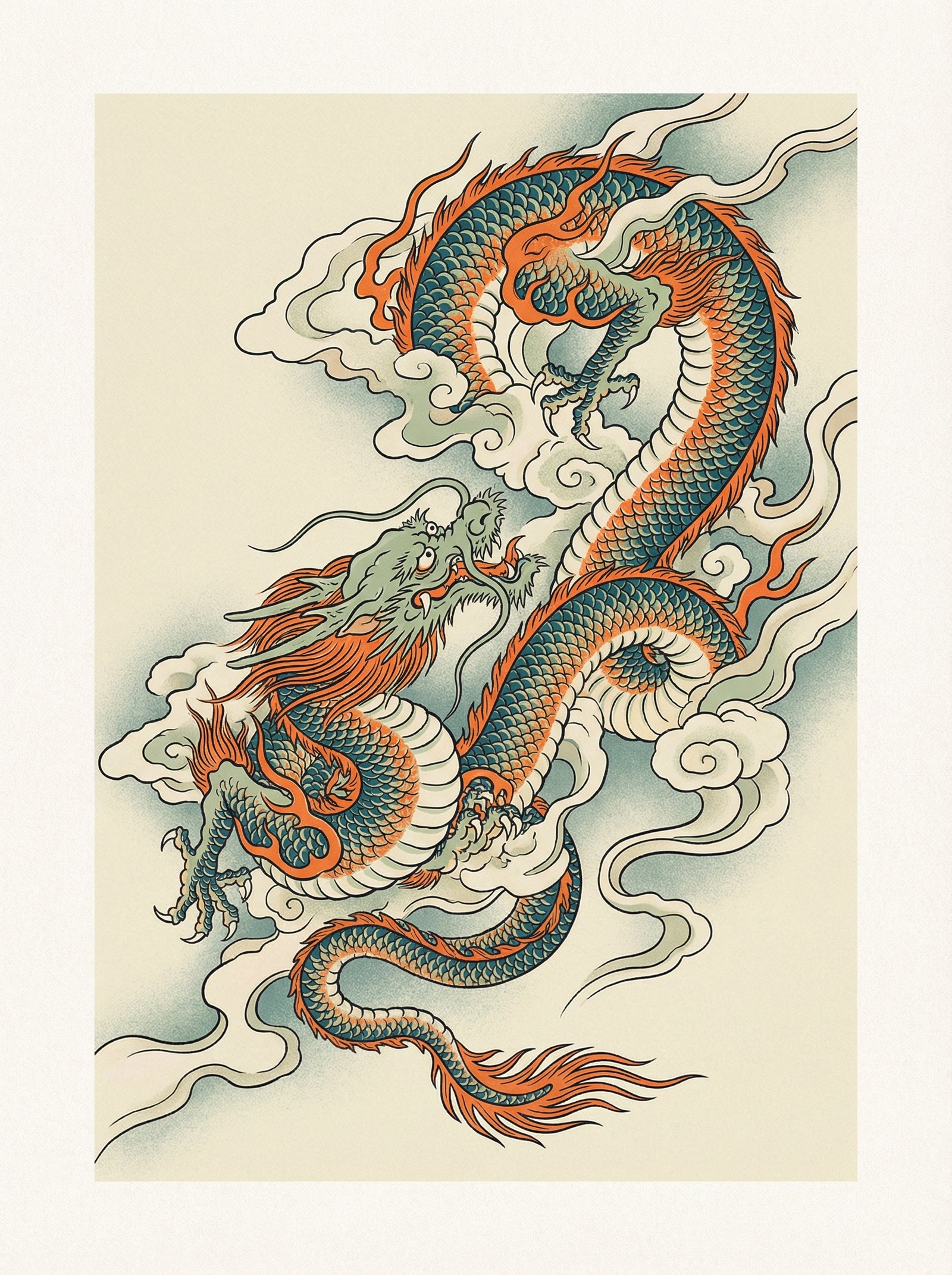 Poster in black frame