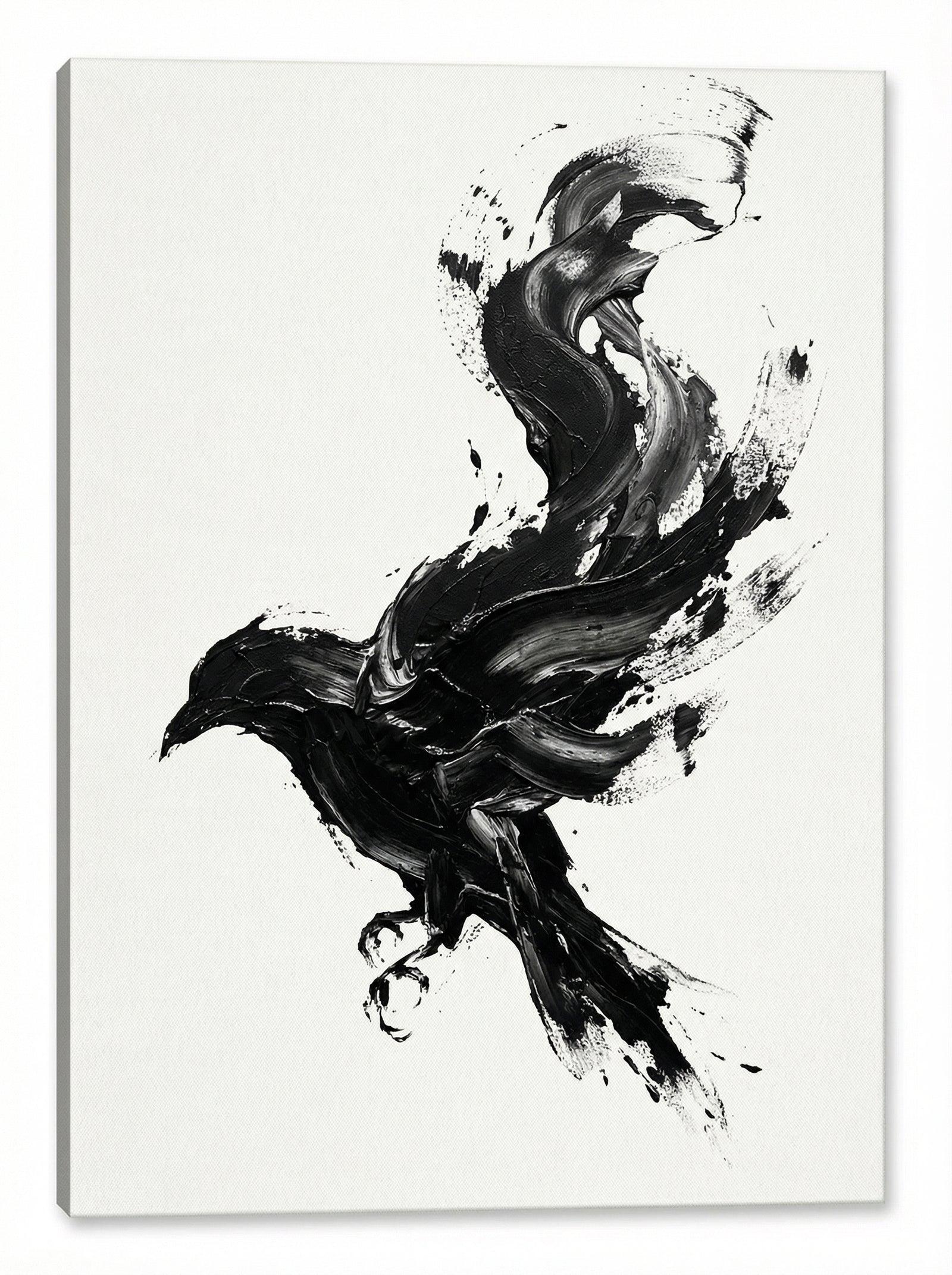 Poster in black frame