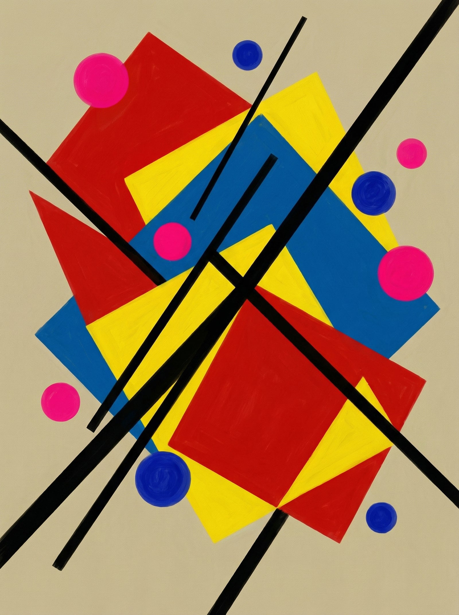 Poster in black frame