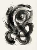 Poster in black frame