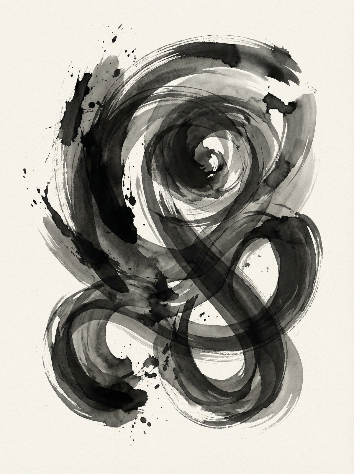Poster in black frame
