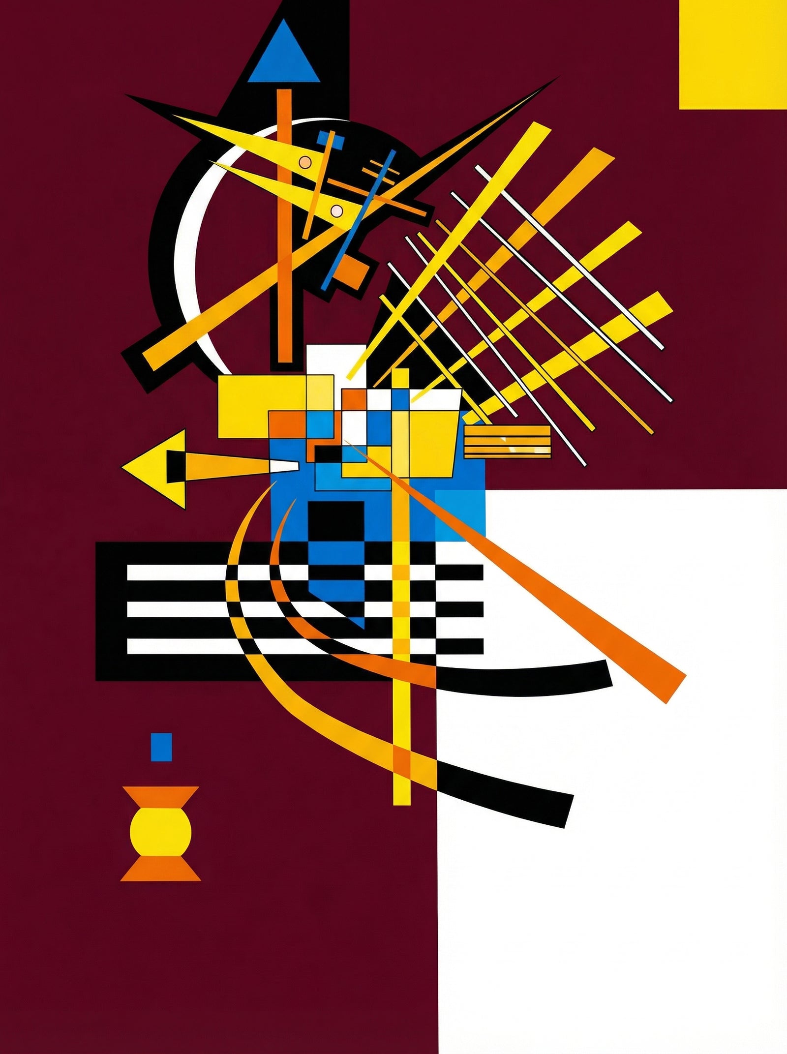 Poster in black frame