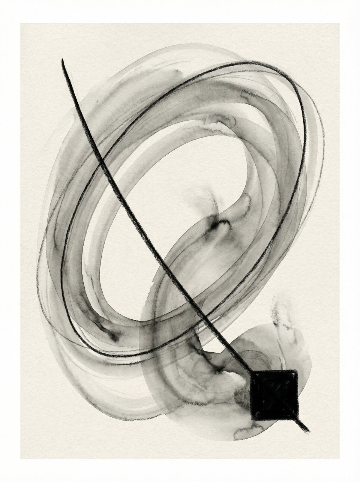 Poster in black frame
