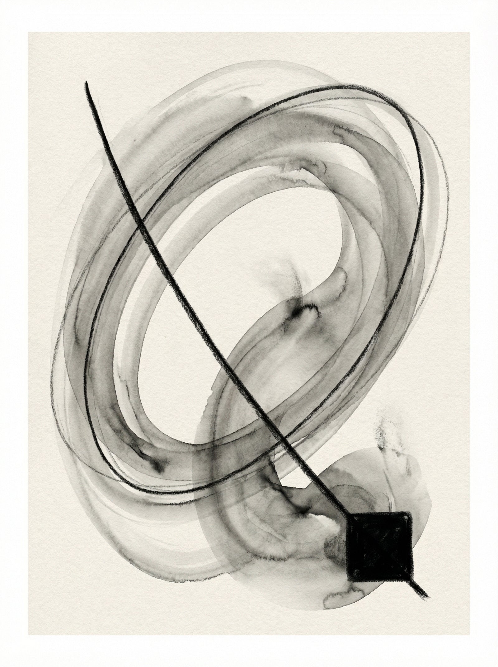 Poster in black frame