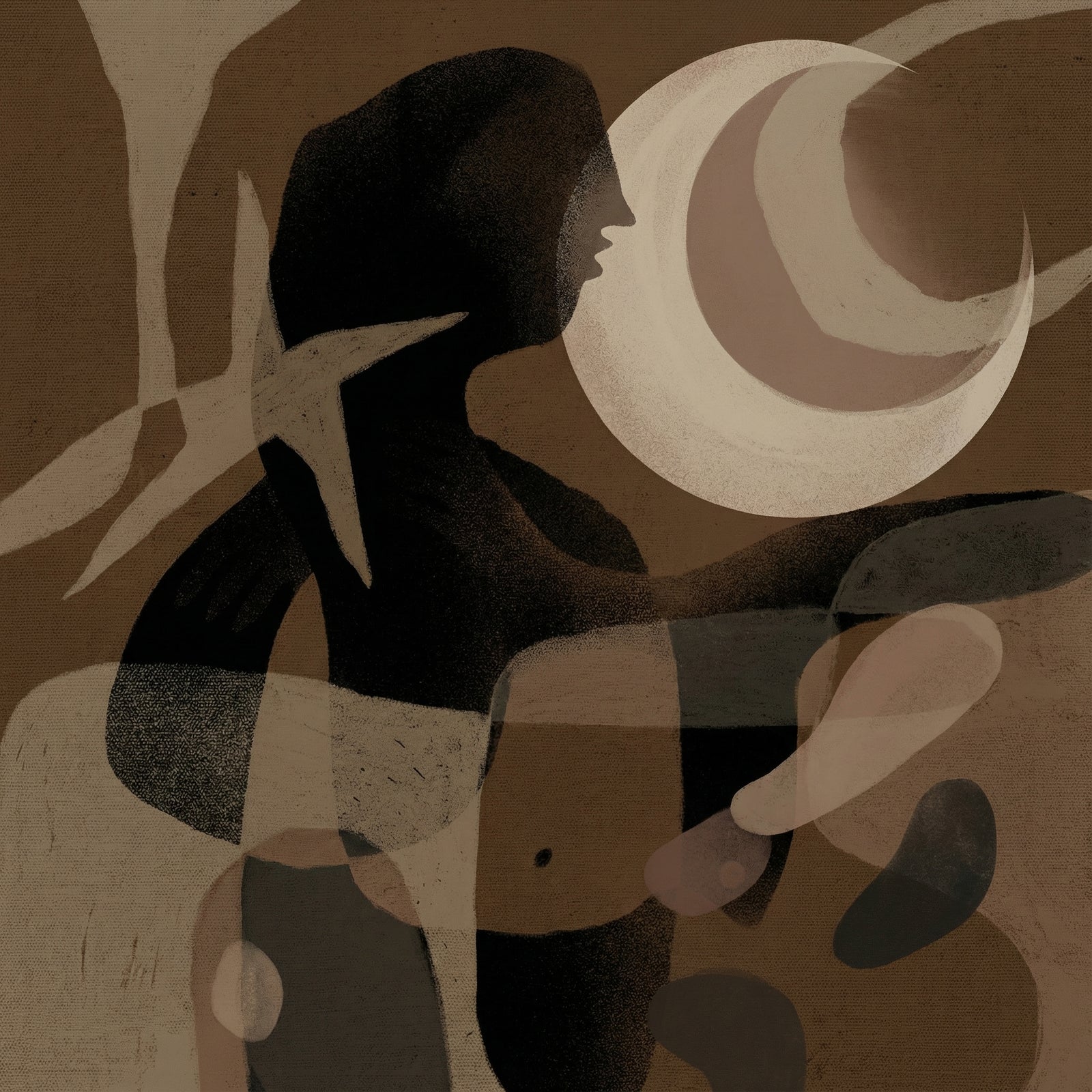 Poster in black frame