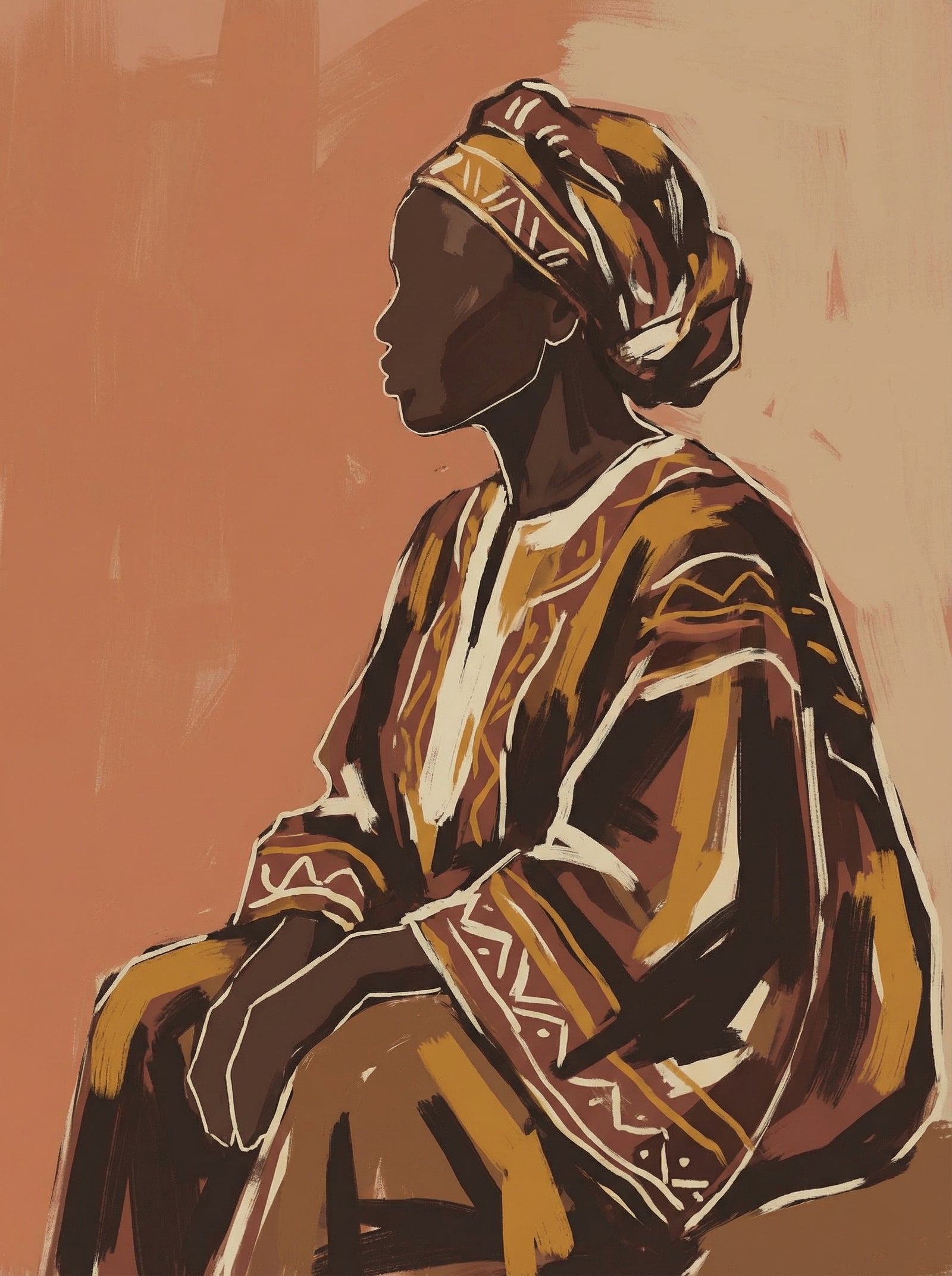 Poster in black frame