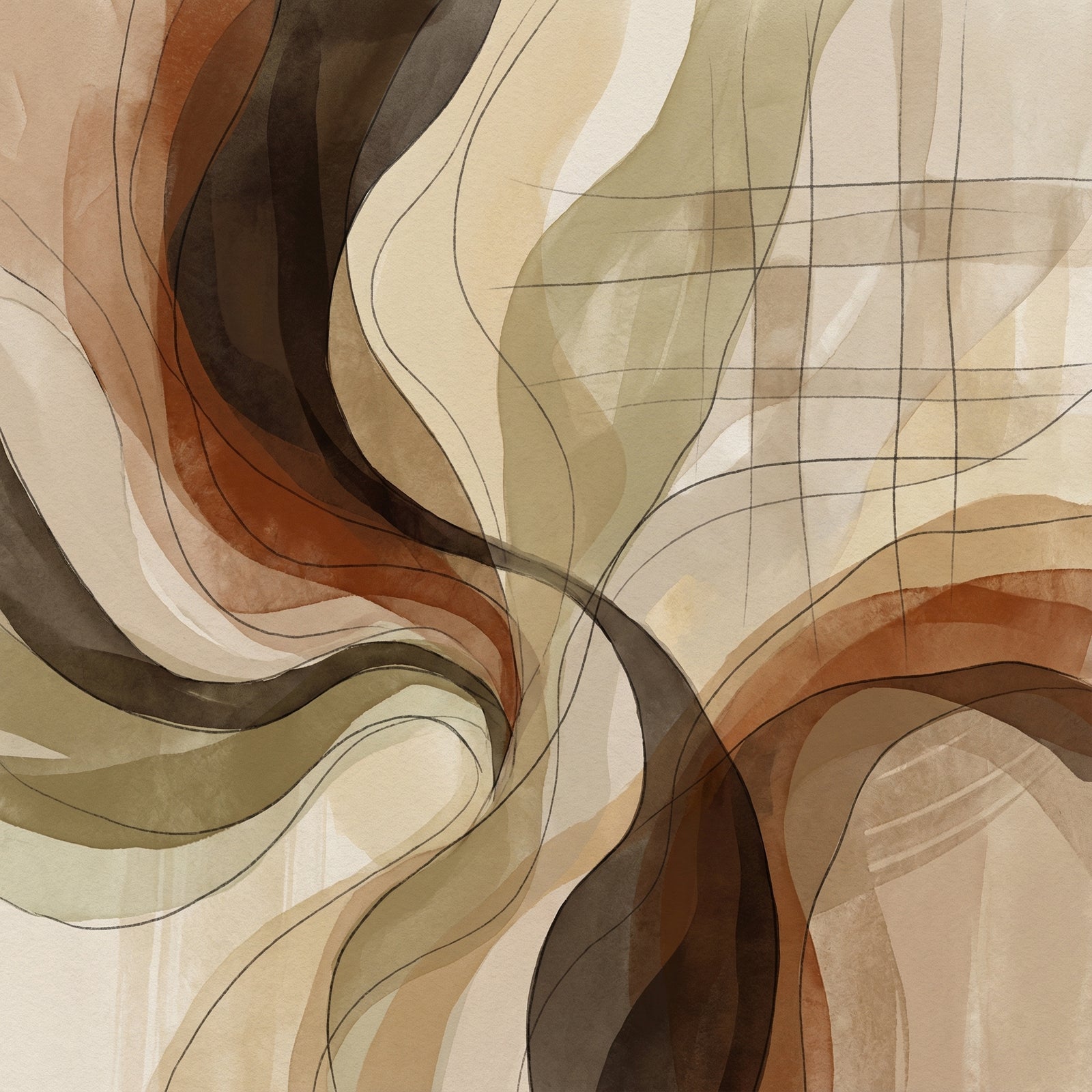 Poster in black frame