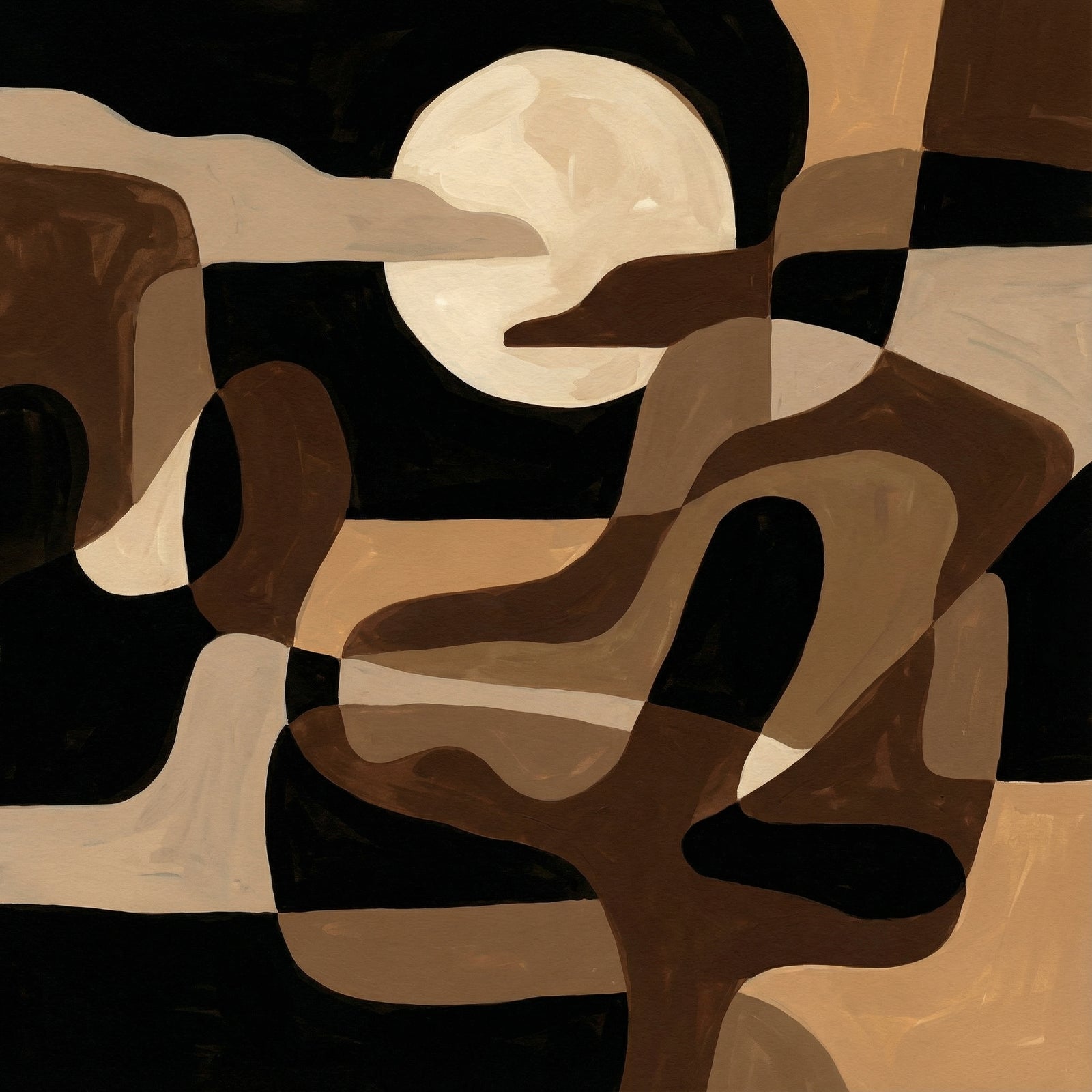 Poster in black frame