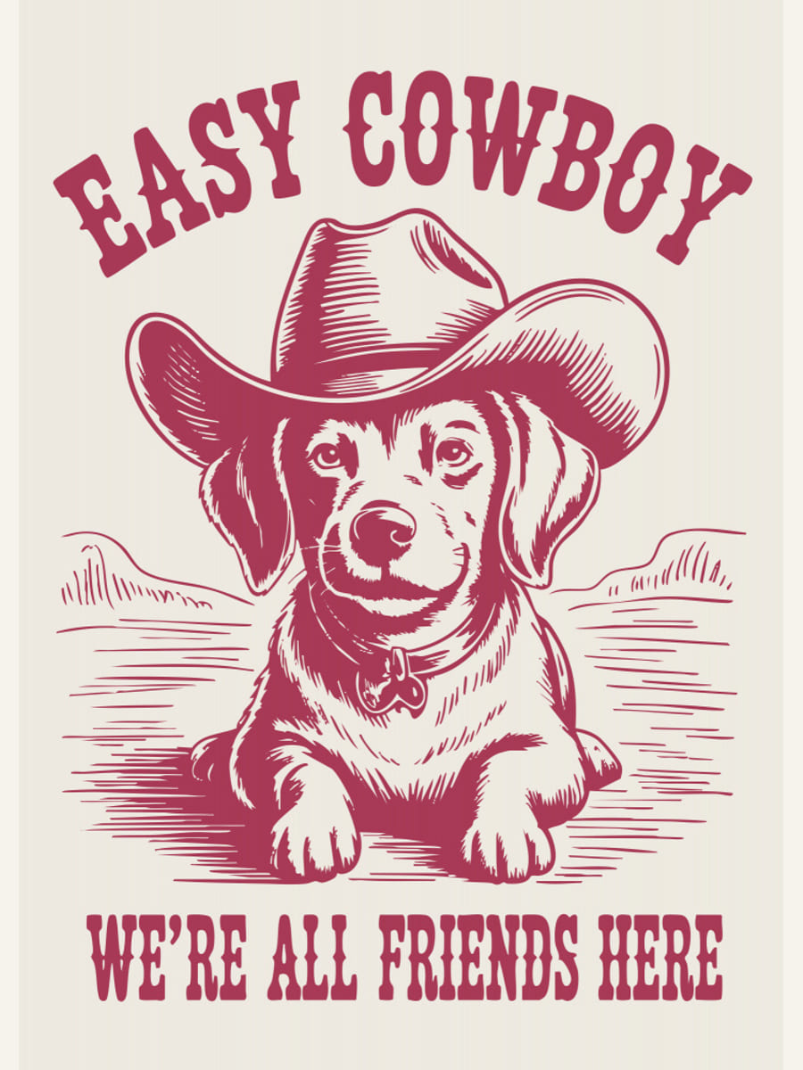 Easy Cowboy Poster – poster och konsttryck