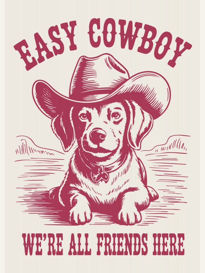 Easy Cowboy Poster – poster och konsttryck