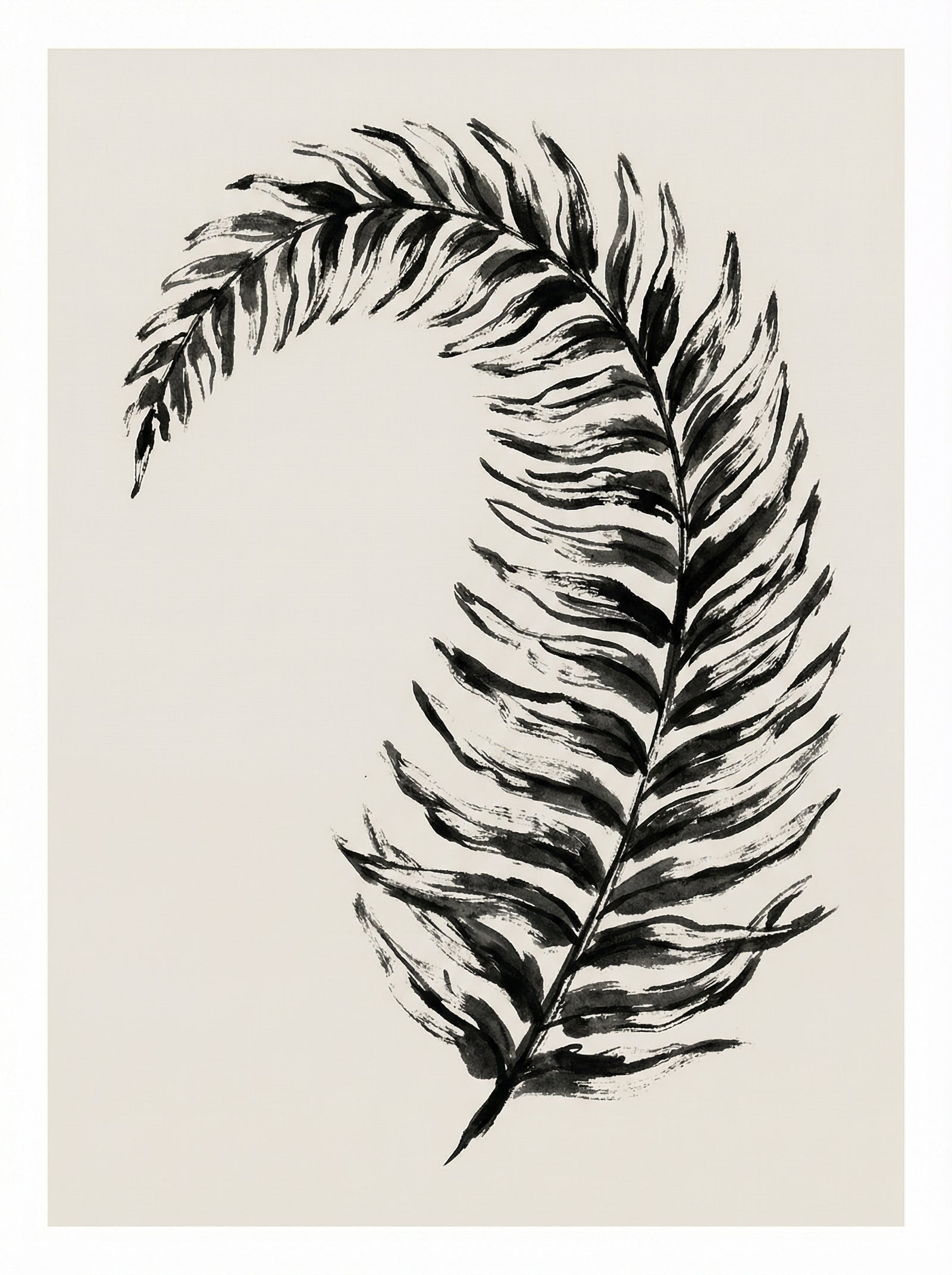 Poster in black frame