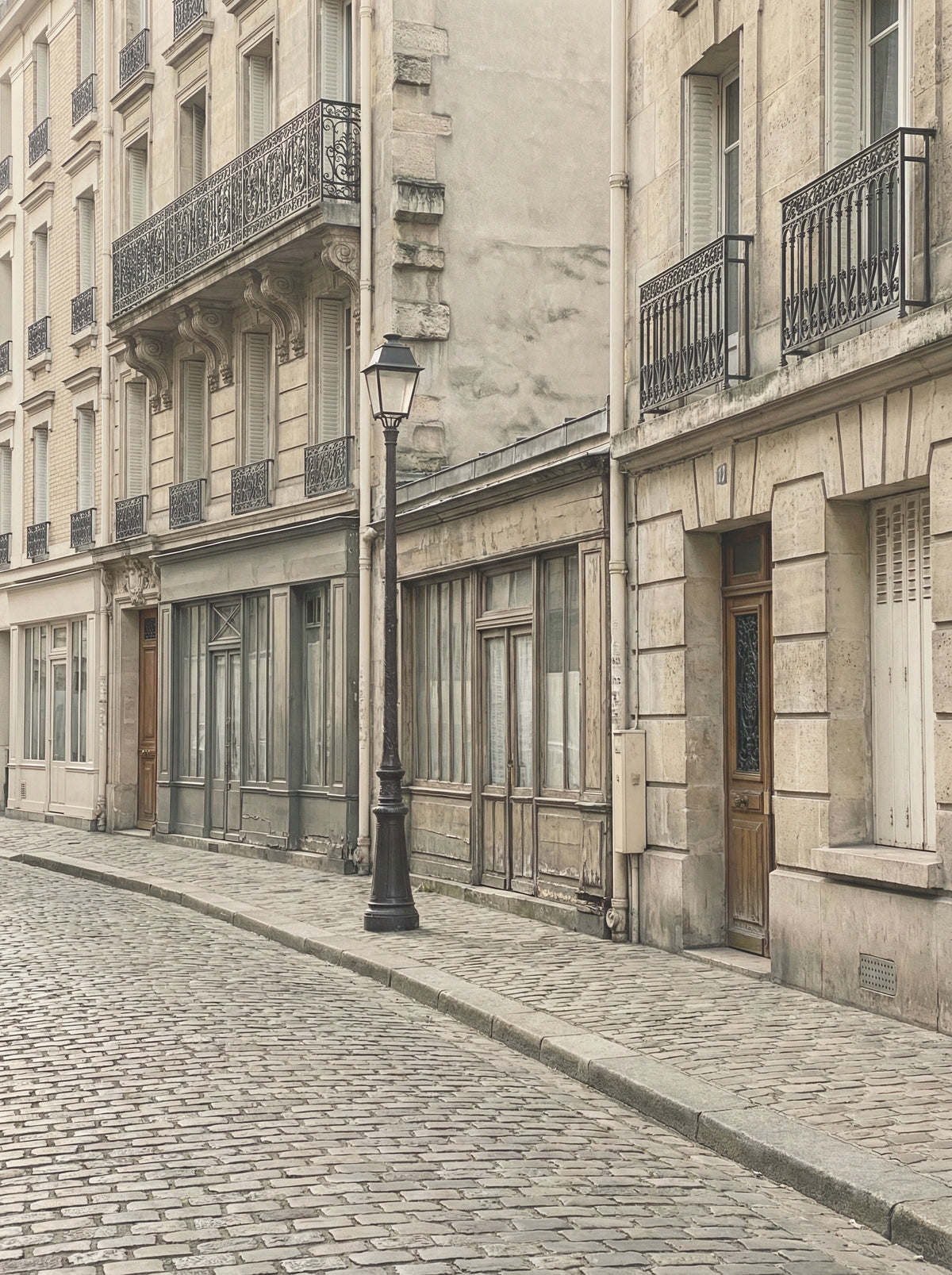 Poster in black frame