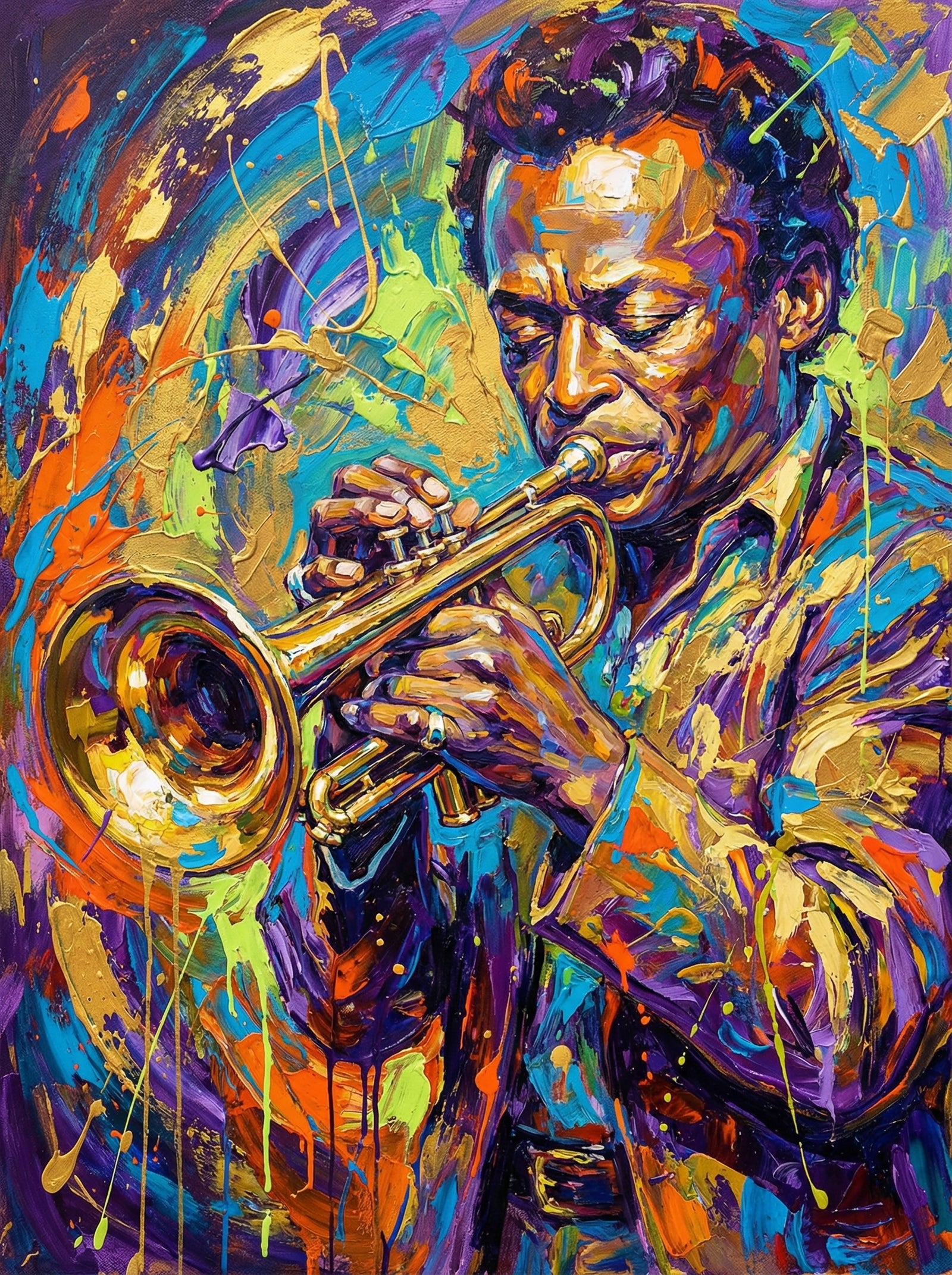 Poster in black frame