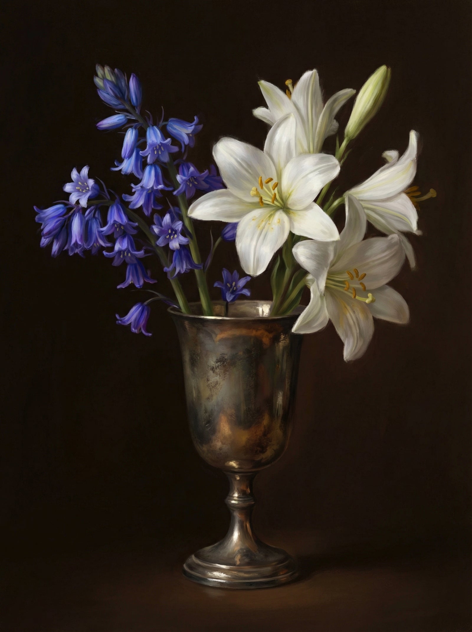 Poster in black frame