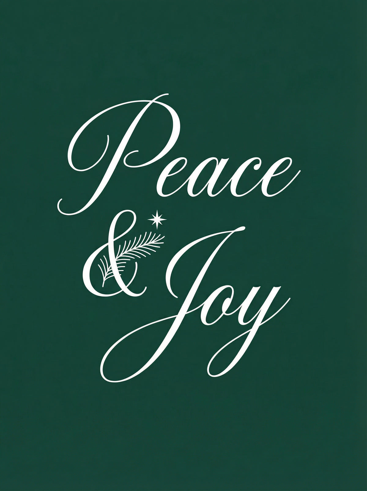 Poster in black frame