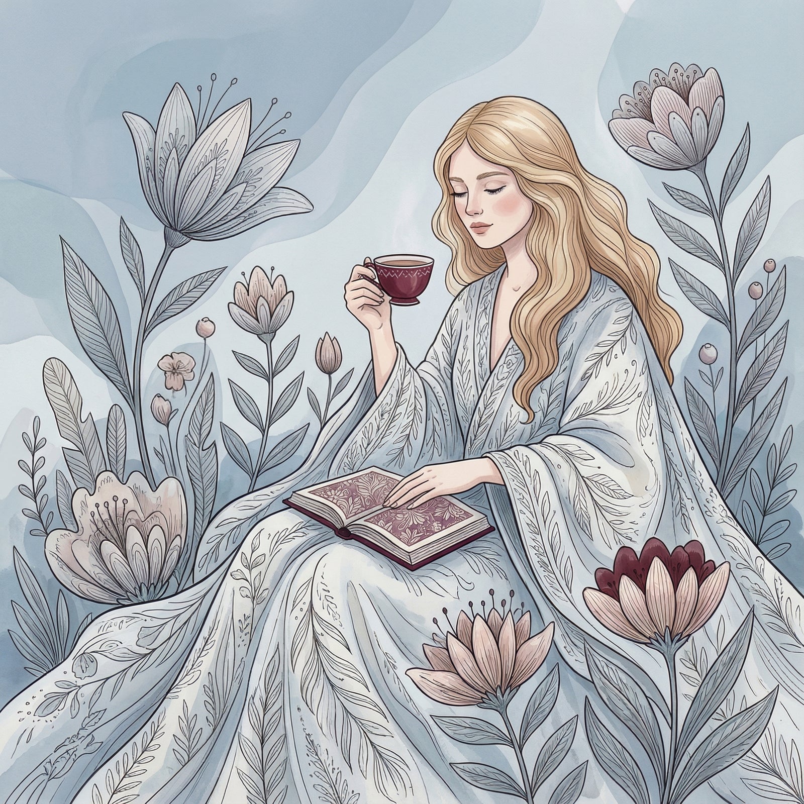 Poster in black frame