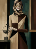 Poster in black frame