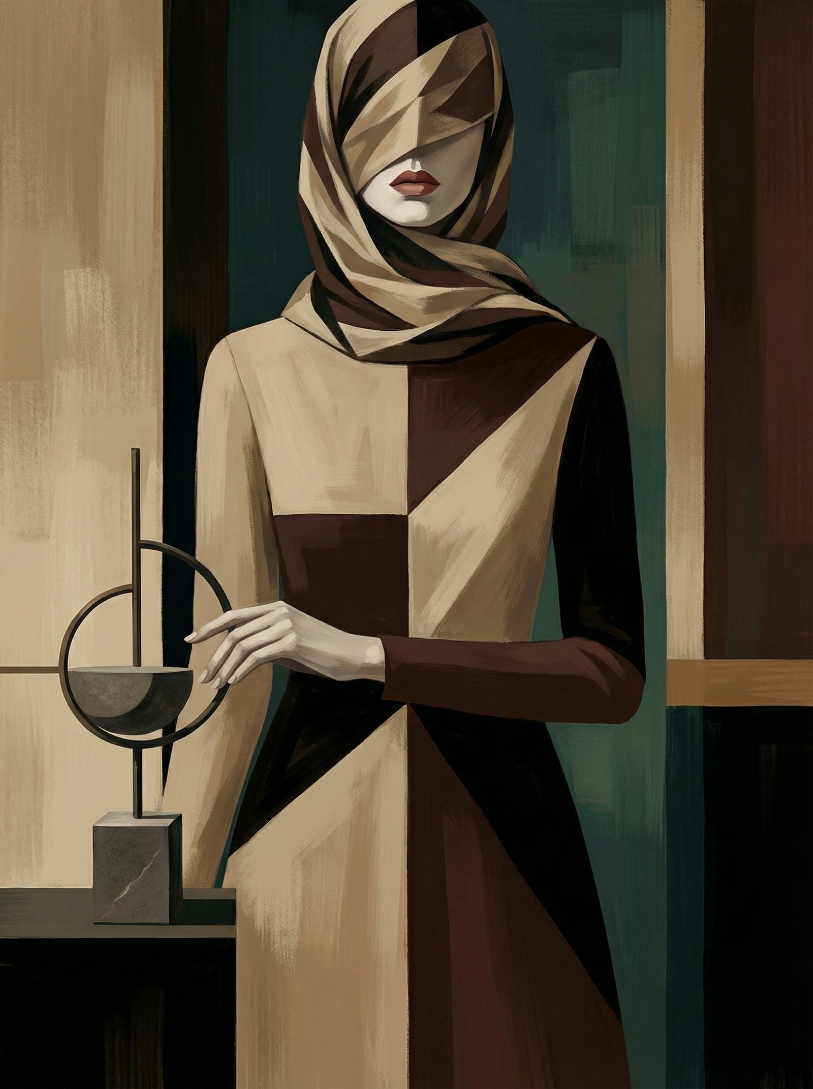 Poster in black frame