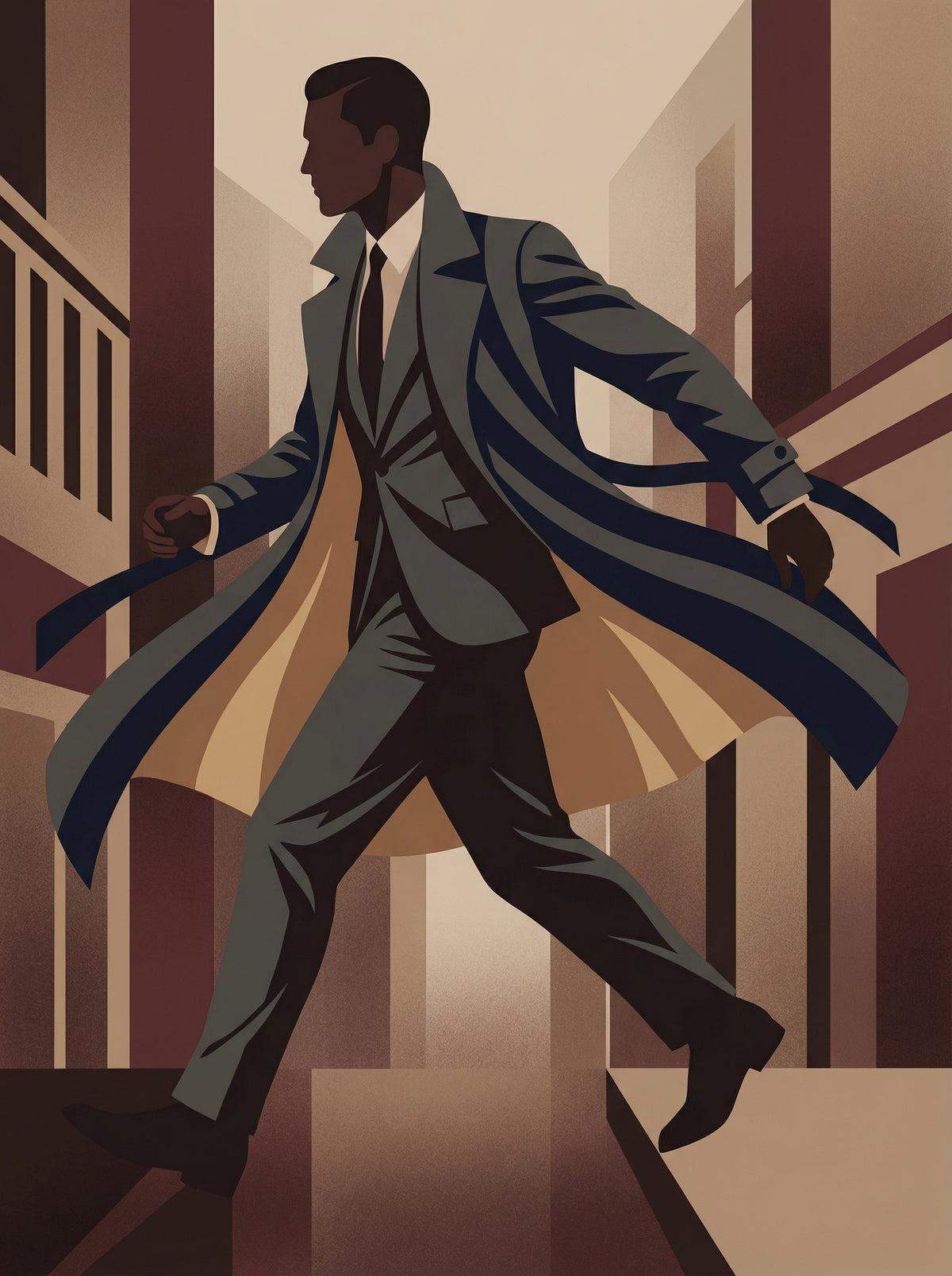 Poster in black frame