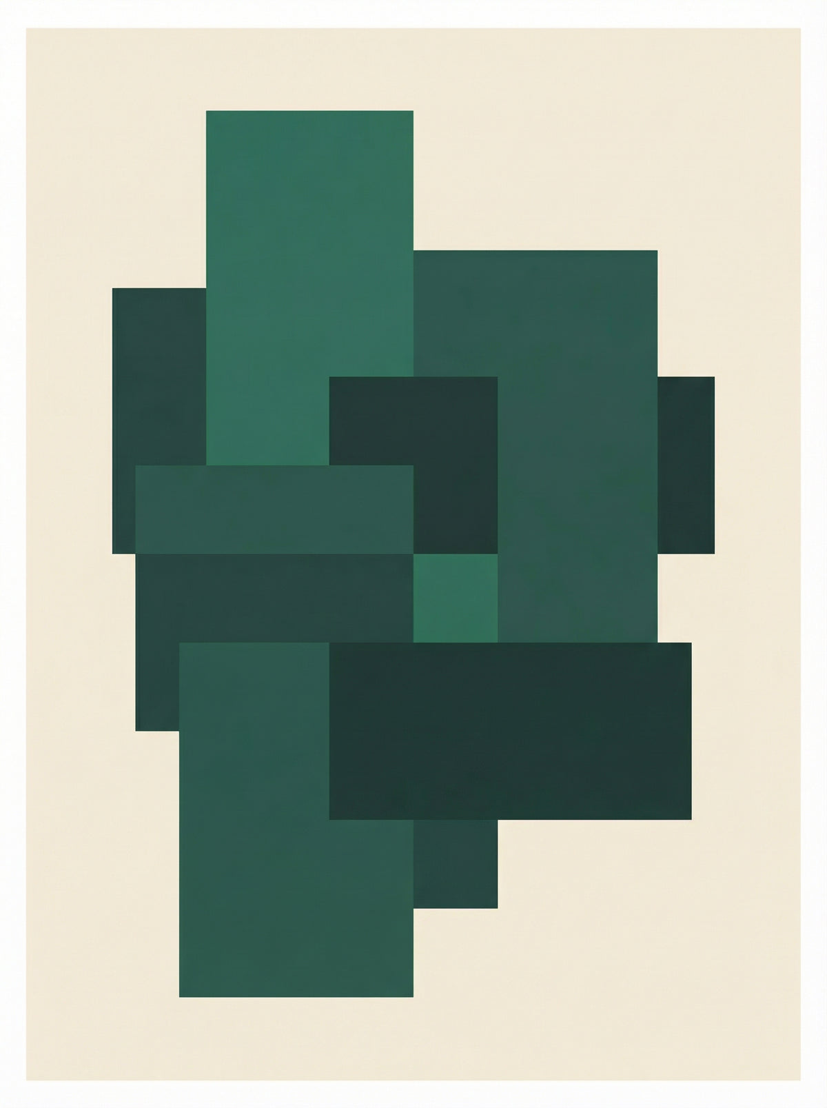 Poster in black frame