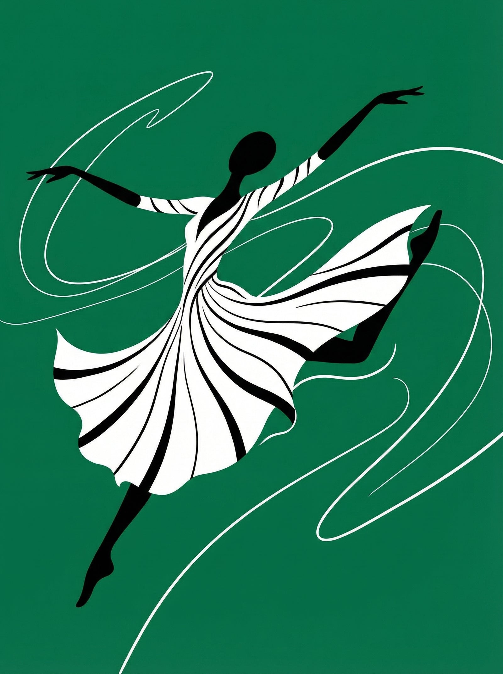 Poster in black frame