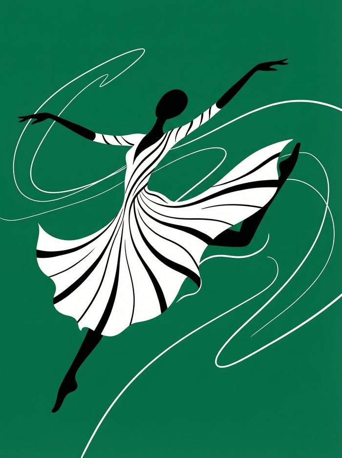 Poster in black frame