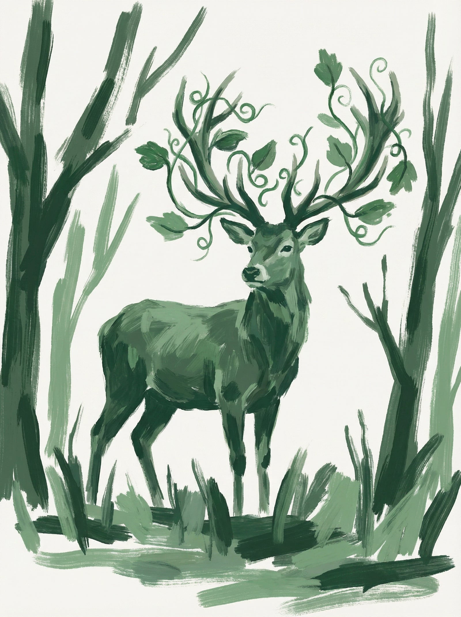 Poster in black frame