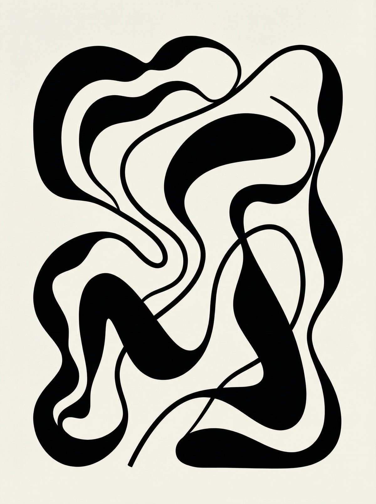 Poster in black frame