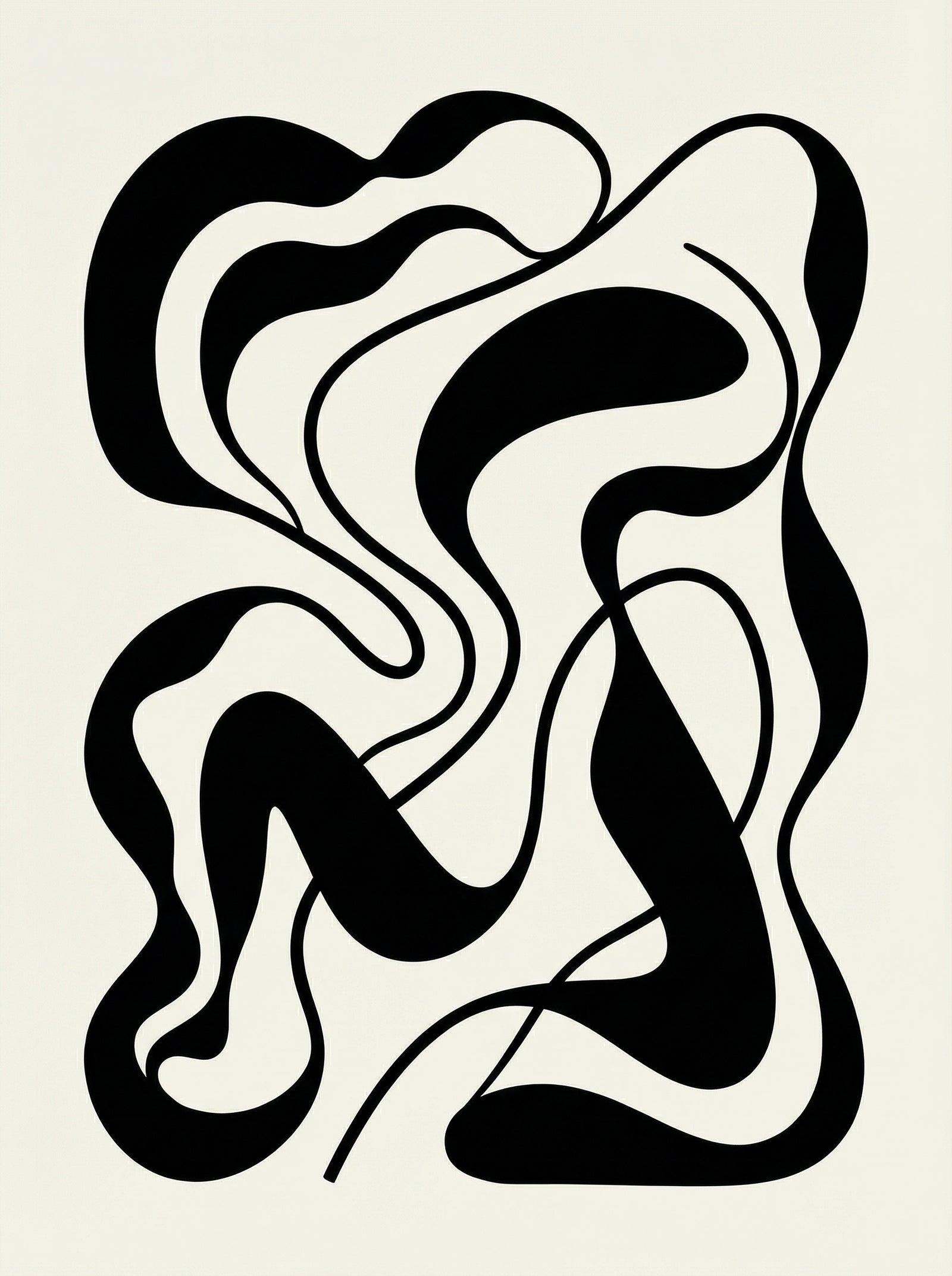 Poster in black frame