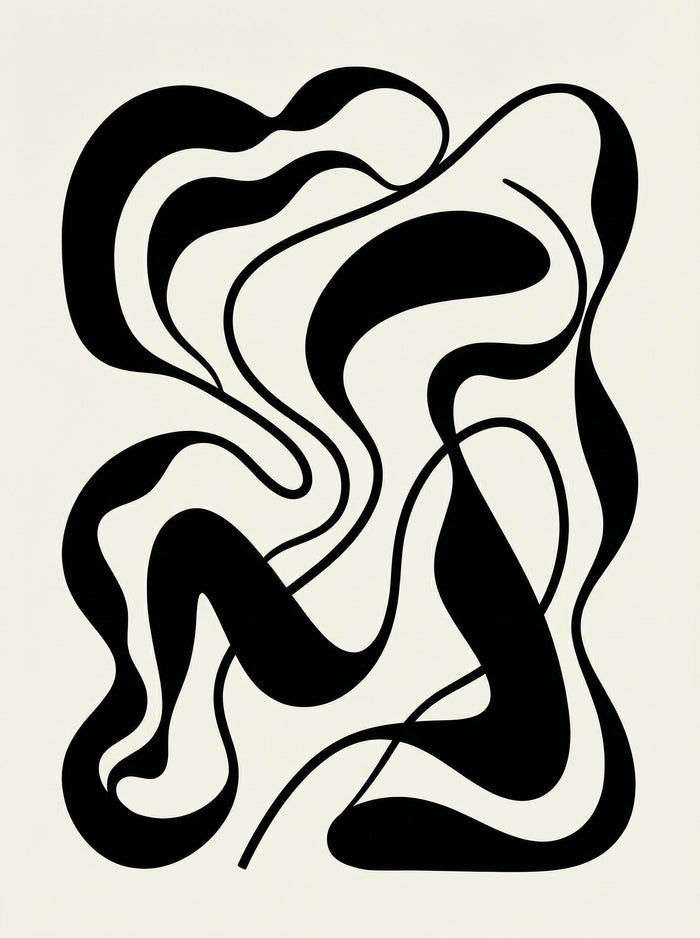 Poster in black frame