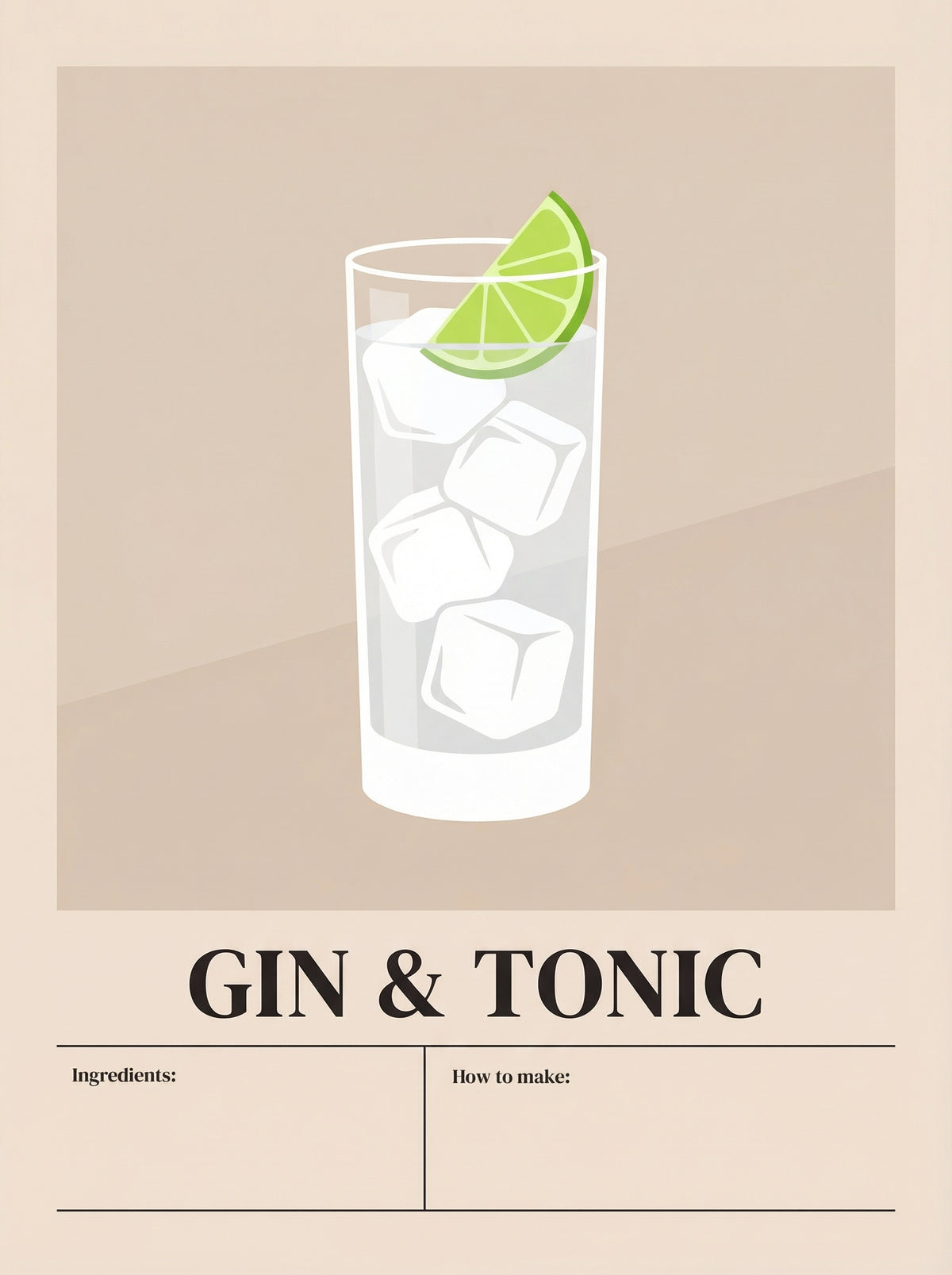 Poster in black frame