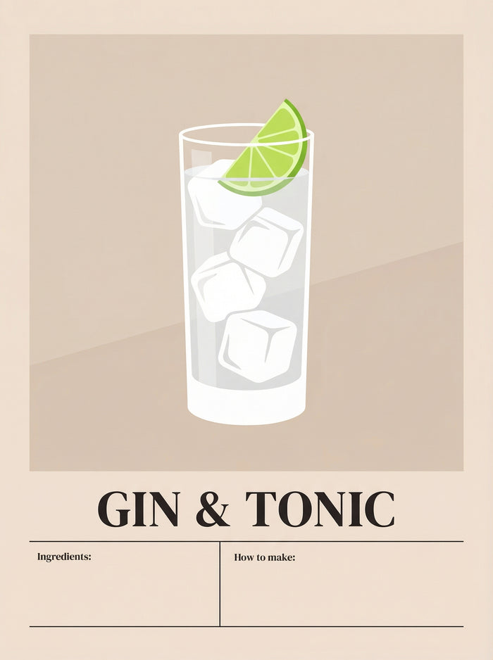 Poster in black frame