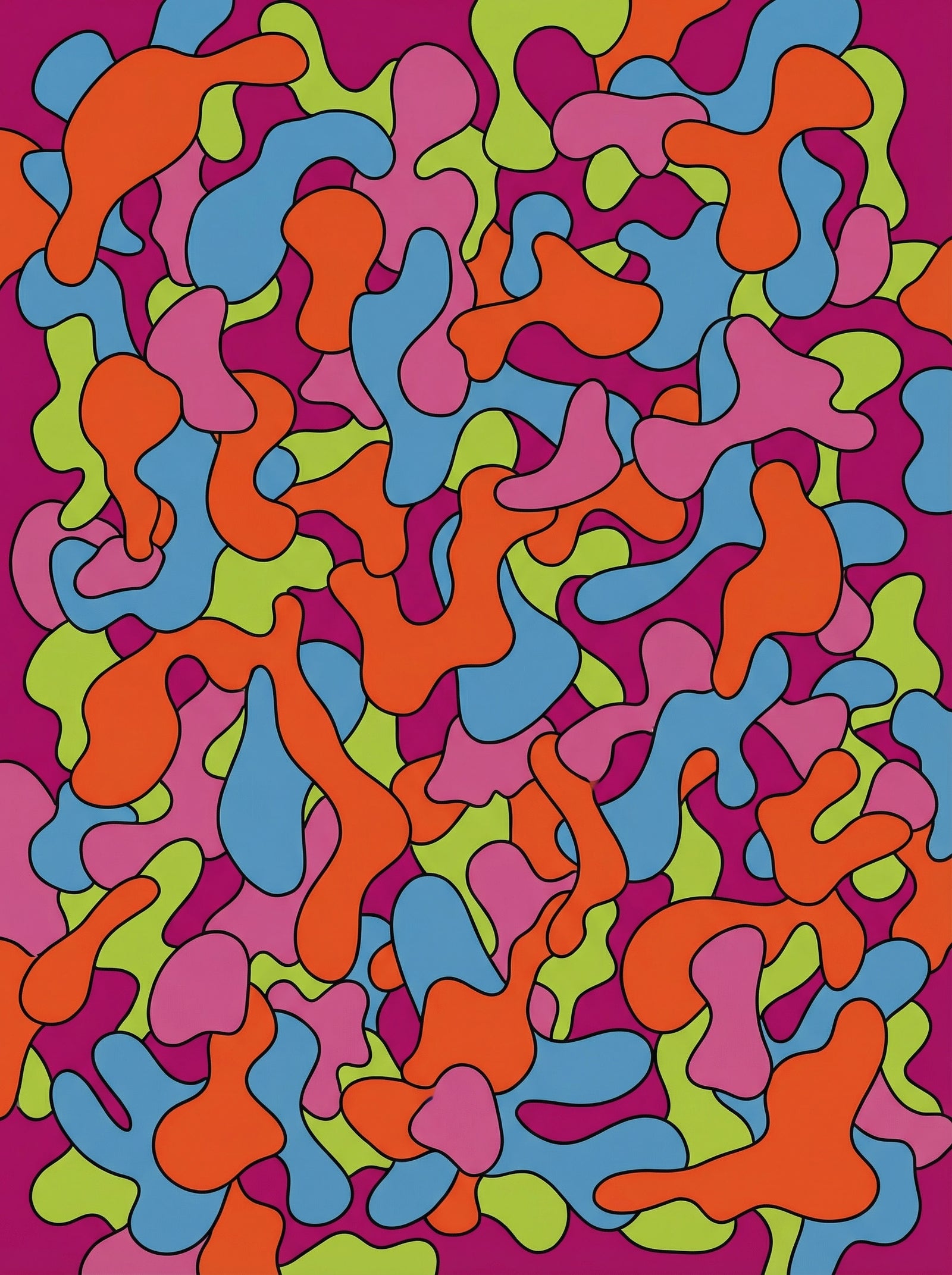 Poster in black frame