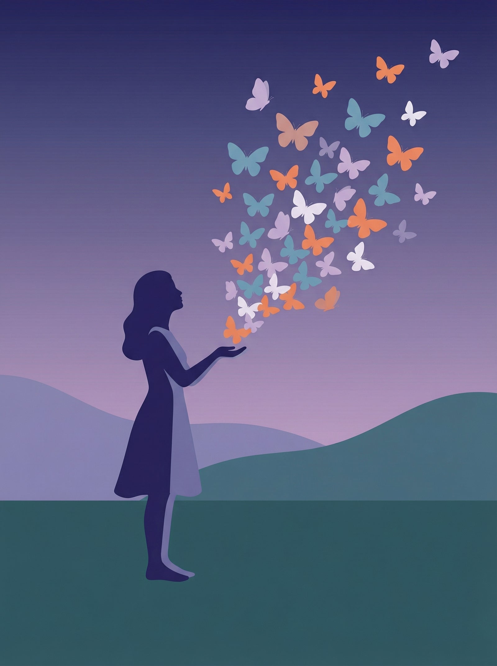 Poster in black frame