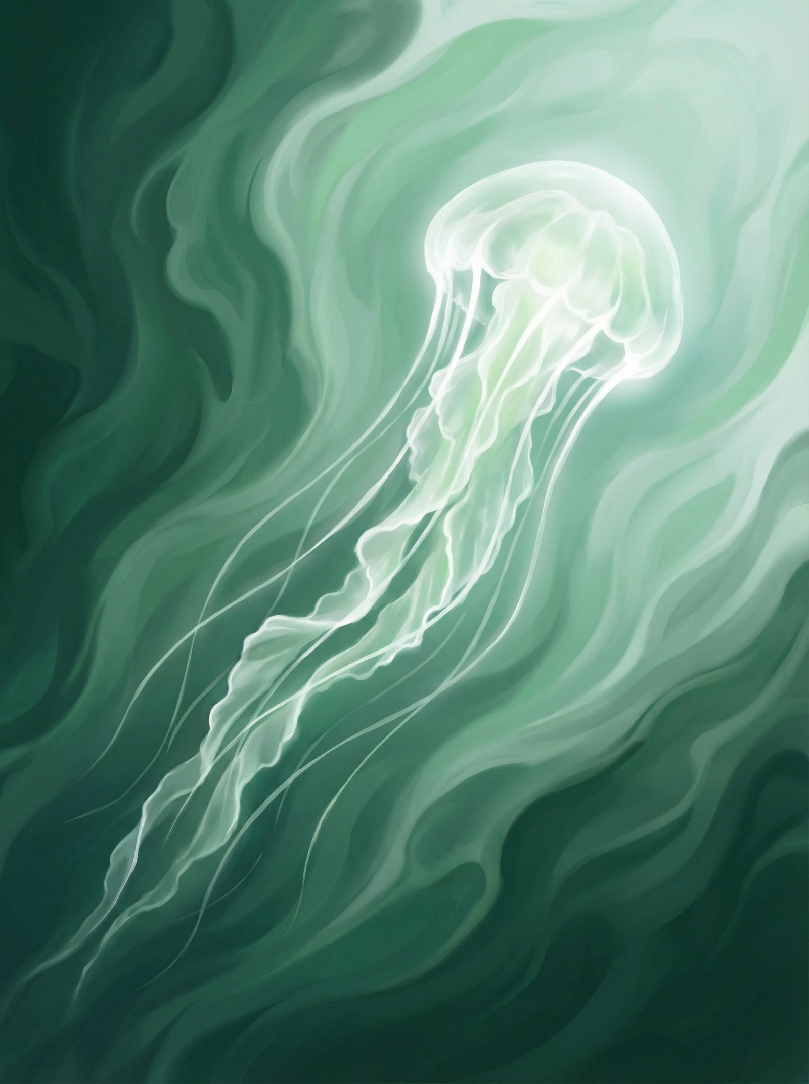 Poster in black frame